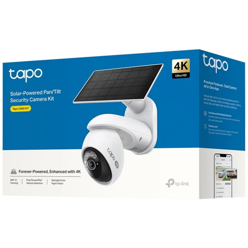 10 TP-Link TAPO C660 Solar-Powered Pan/Tilt Security Camera Kit, 10 of 10