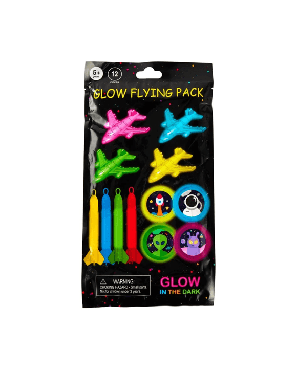 12 Piece Glow Flying Pack