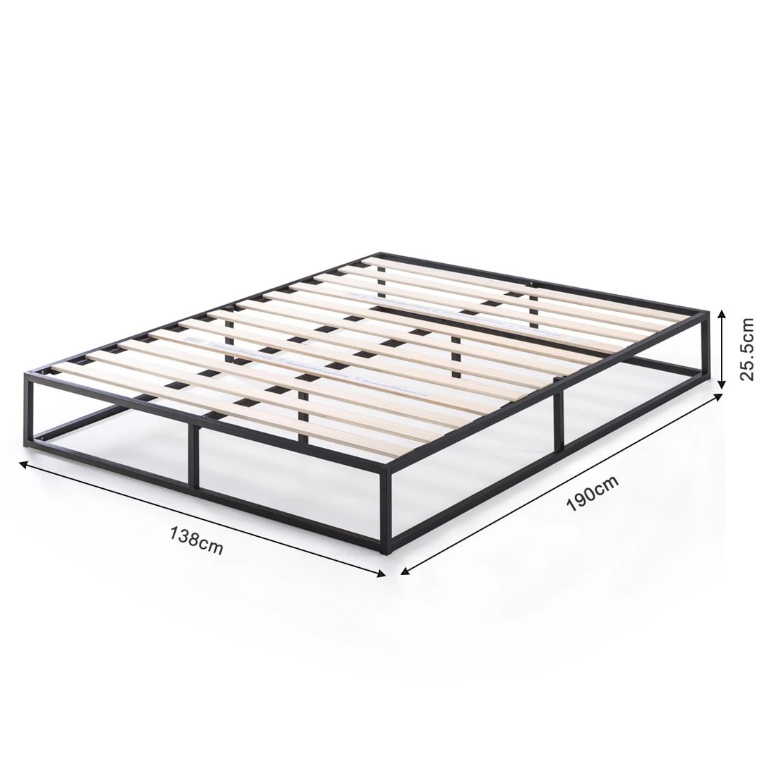 10 Double Bed Olivia Metal Bed Base, 10 of 10