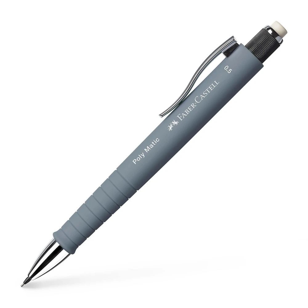 2 Faber-Castell Polymatic Auto Mechanical Pencil 0.5mm Grey, 2 of 4