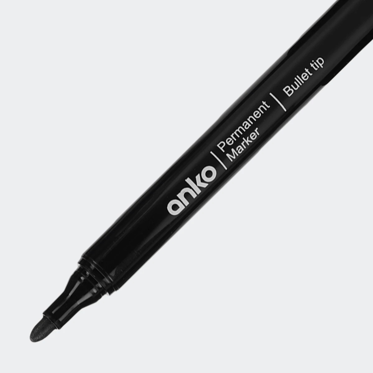 4 4 Pack Permanent Markers - Black, 4 of 4