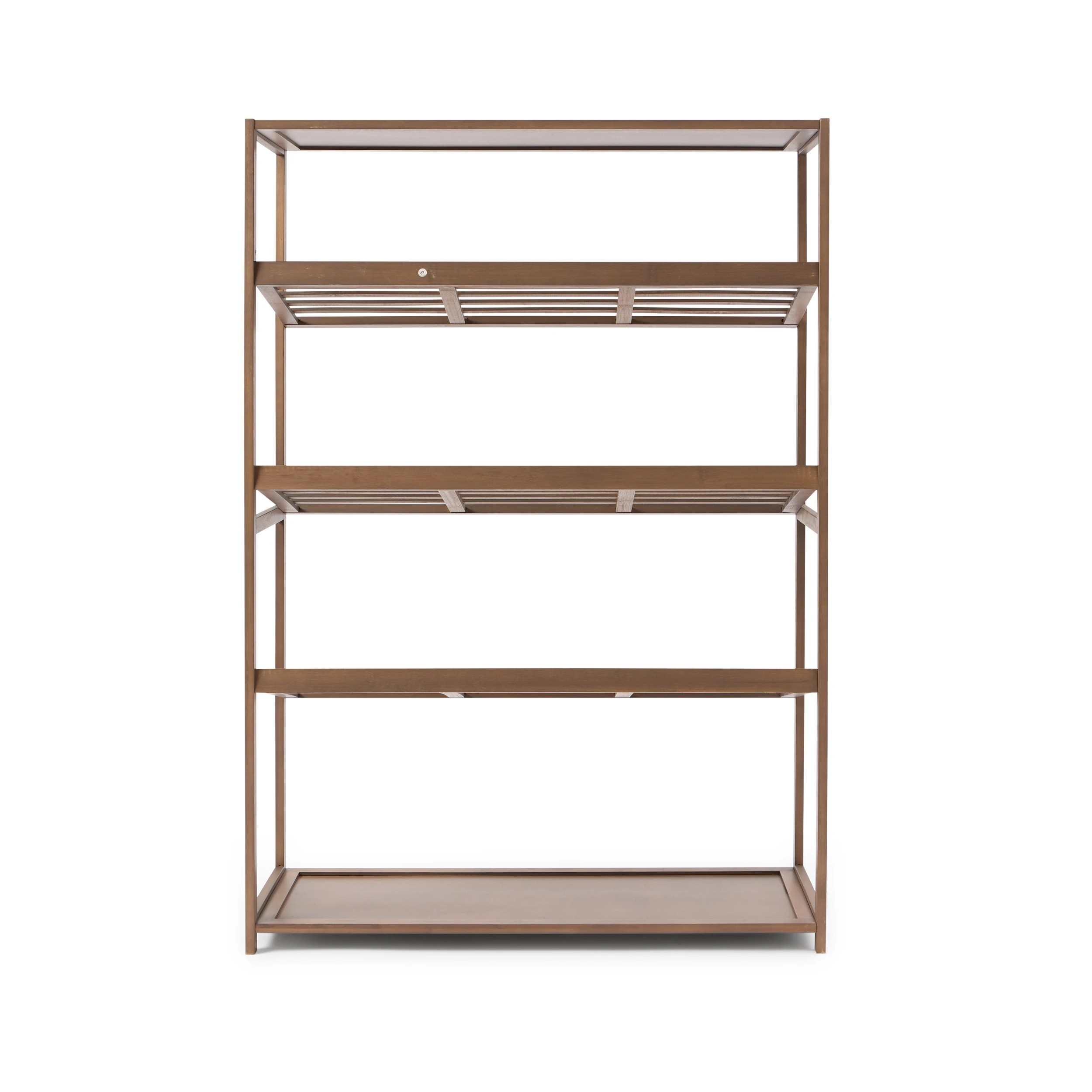 5 5 Tier Walnut Look Shoe Rack, 5 of 8