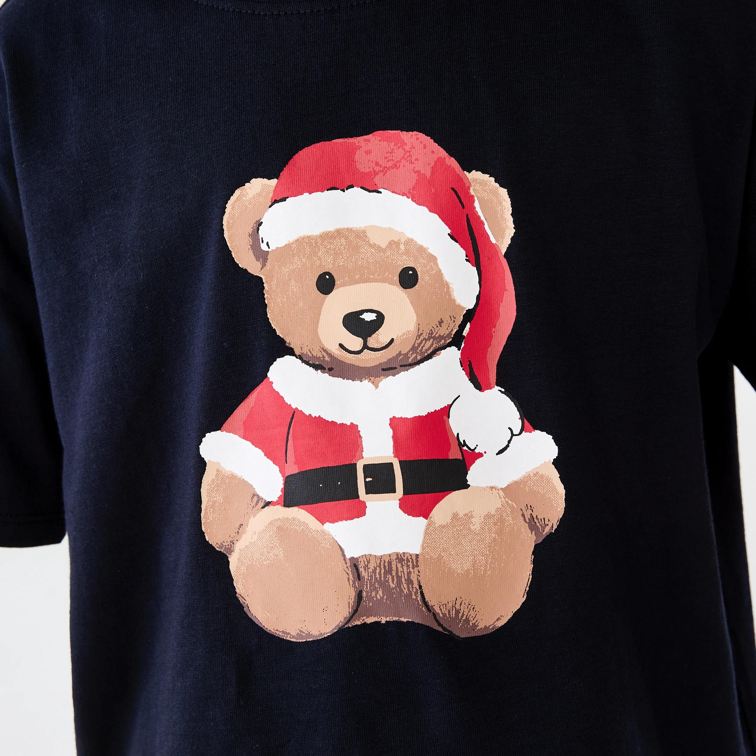 5 Christmas Print Family Matching Pyjama Set XMAS BEAR SKY CAPTAIN, 5 of 10