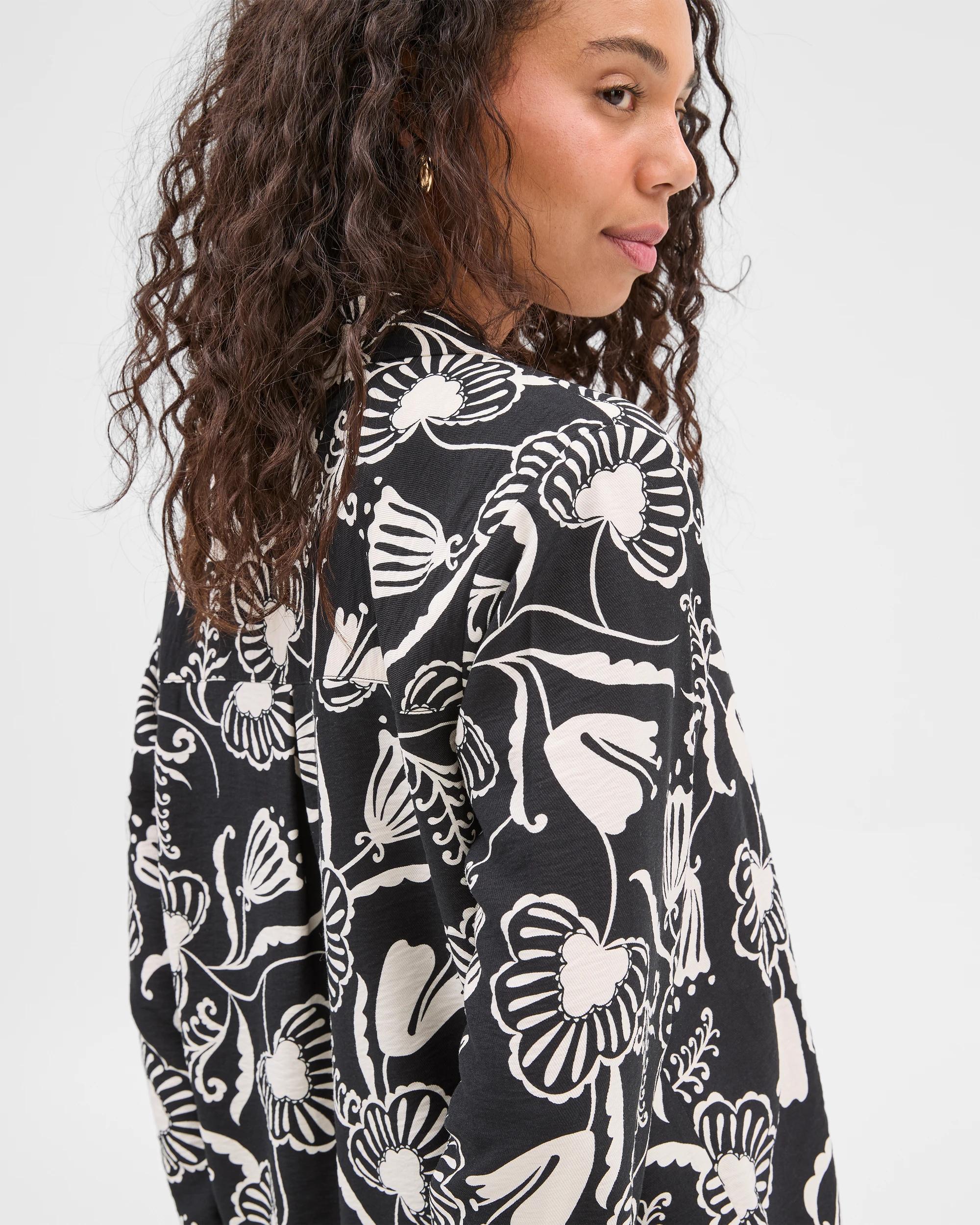 5 Target Long Sleeve Print Shirt FRANCINE FLORAL, 5 of 5