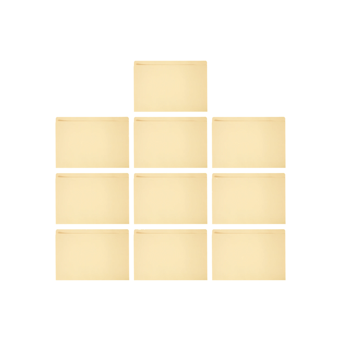 5 10 Pack Foolscap Manilla Folders, 5 of 7