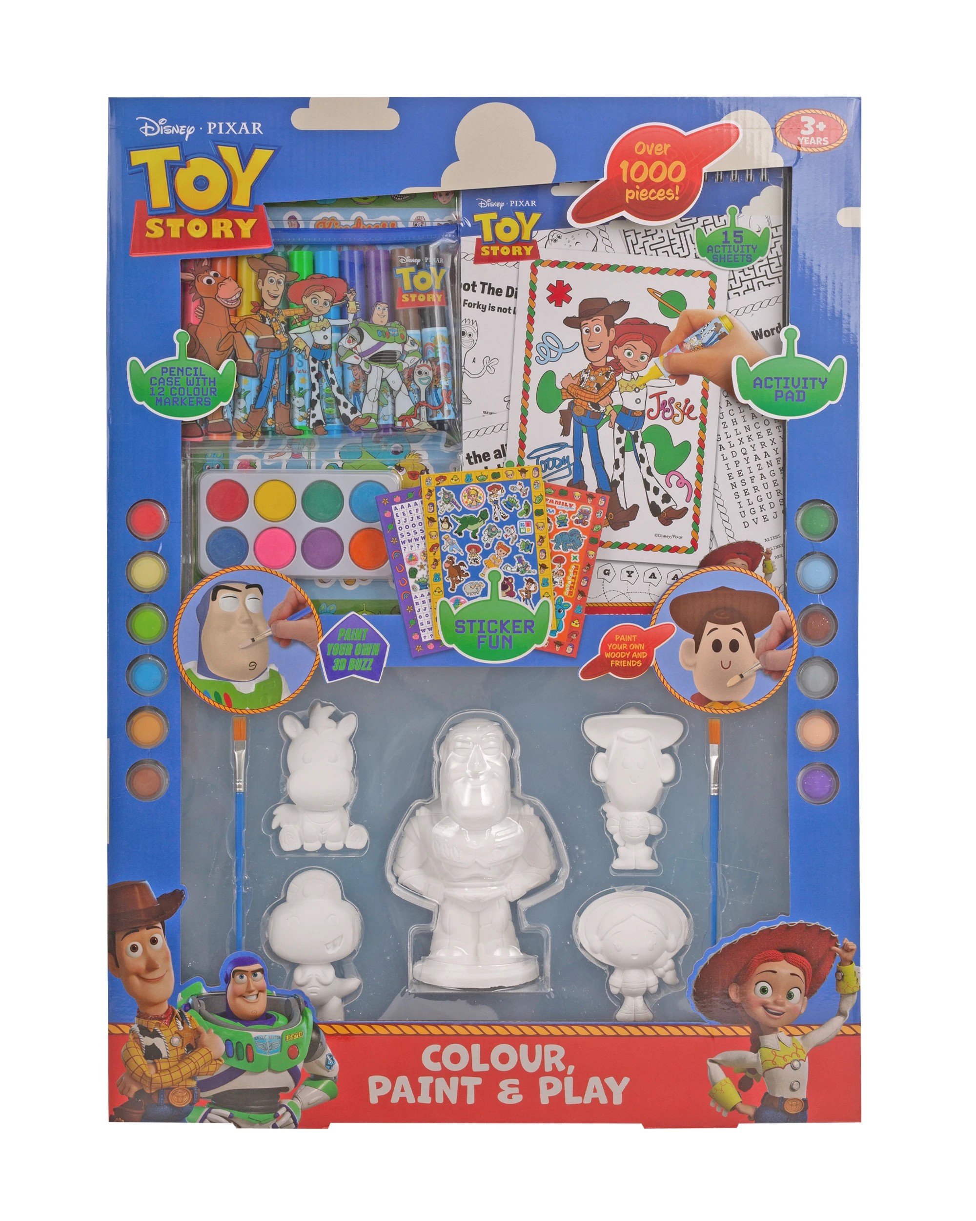 1 Disney Toy Story Colour Paint and Play - Multi, 1 of 9