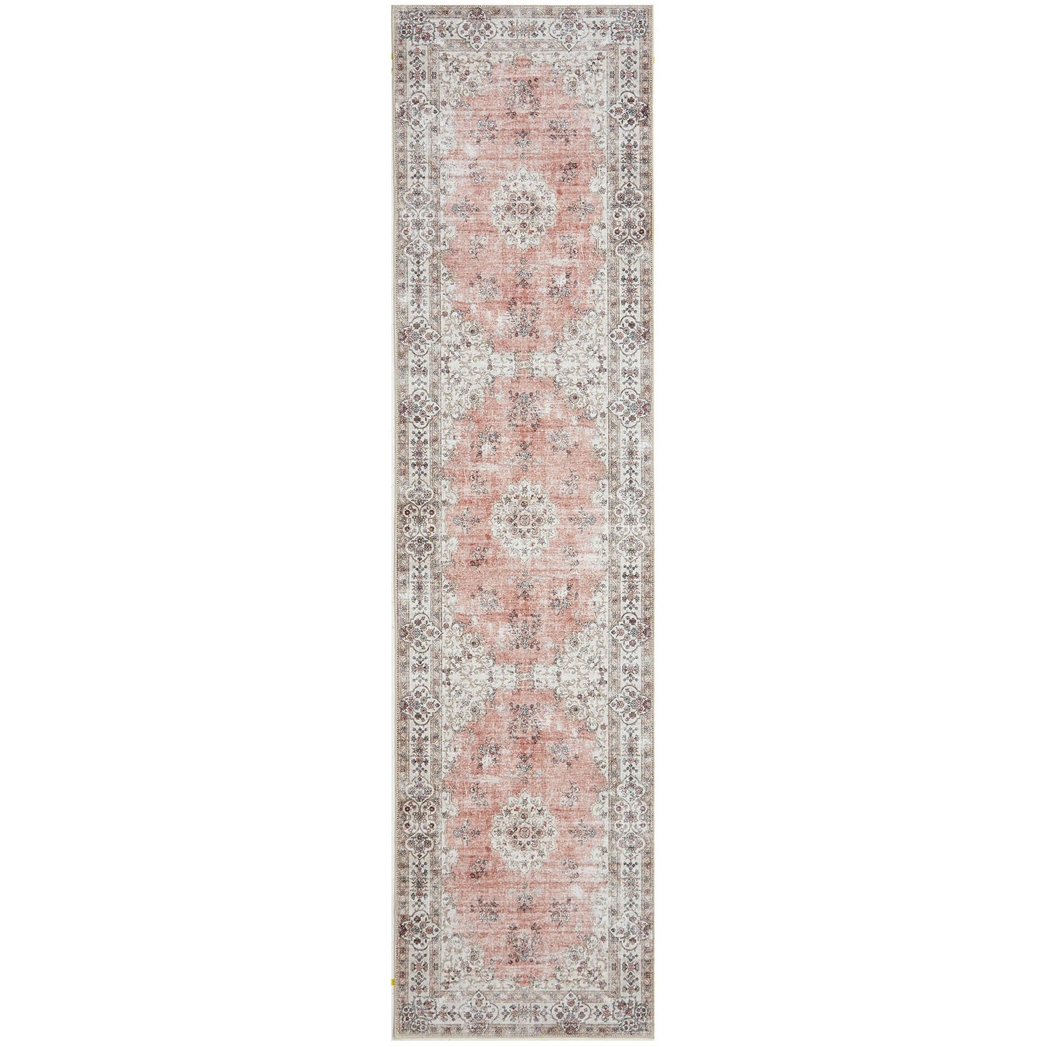 2 Common Ground Rugs Union Coco Machine Washable 200x75cm Runner - Small Rug - Orange, 2 of 6