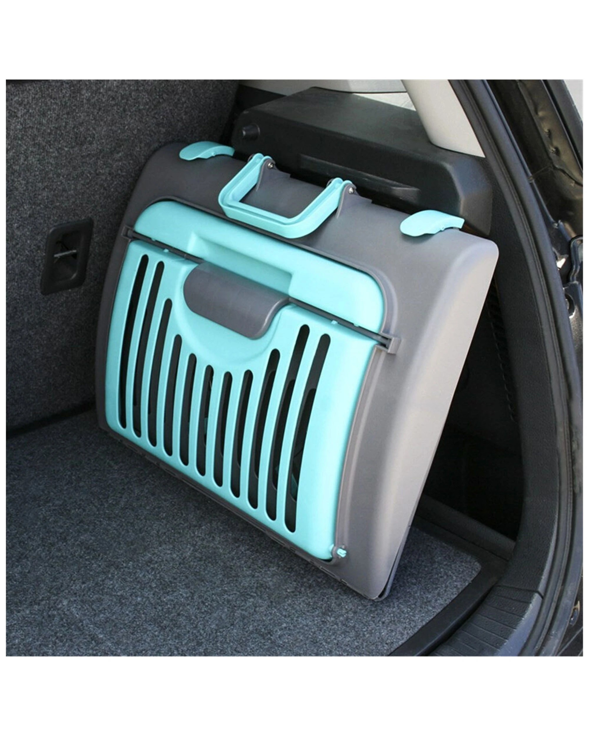 1 Paws And Claws 46cm Collapsible Pet Carrier Foldable Up To 11kg Easy Carry And Store - Assorted, 1 of 3