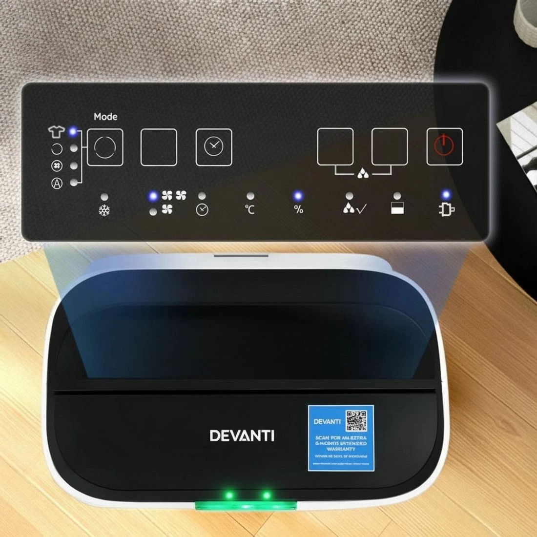 5 Devanti Dehumidifier 20L Air Purifier - White, 5 of 5