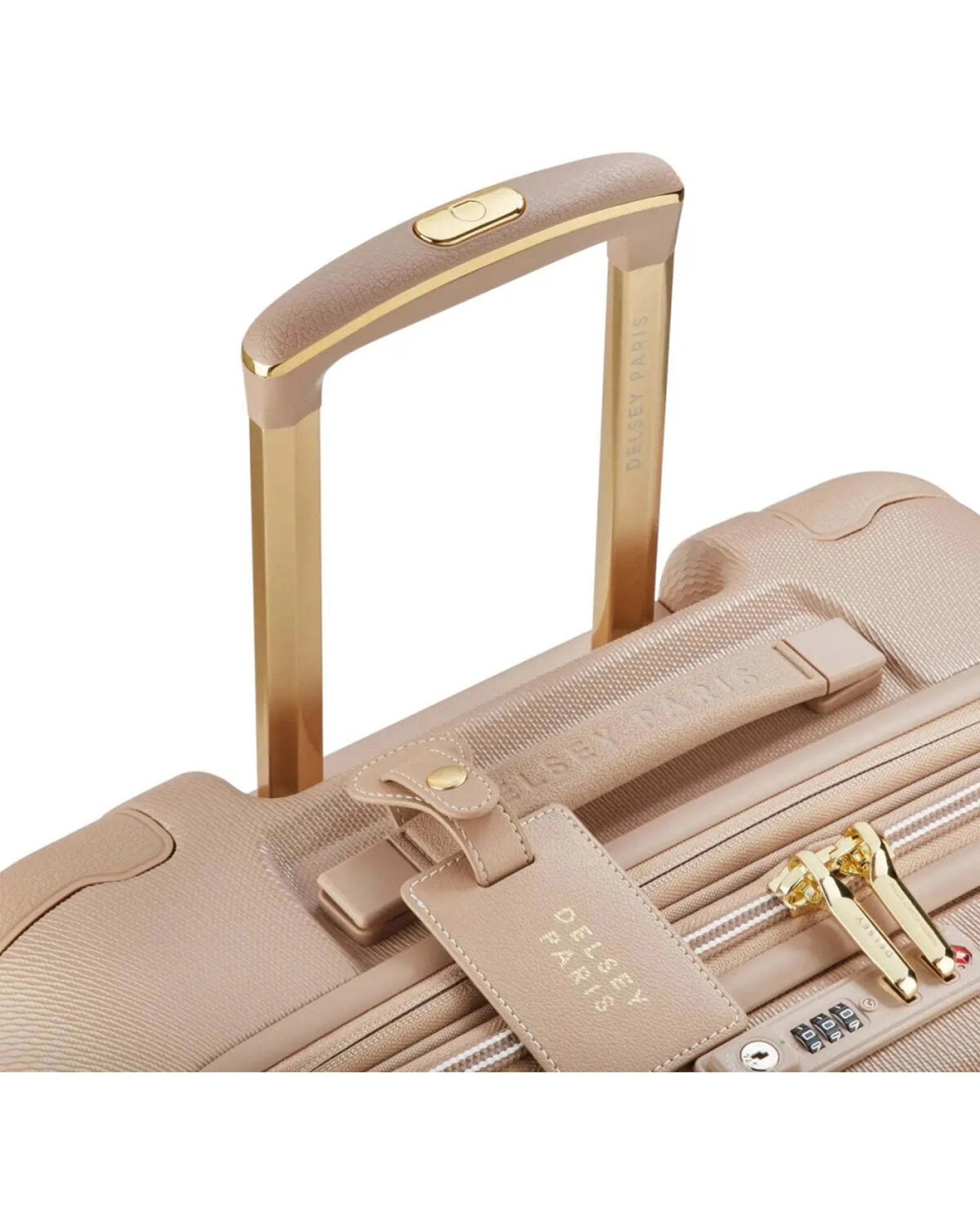 8 Delsey Luggage Chatelet Air 2.0 4-Wheel Suitcase 66 cm TSA Lock Secure Zip Rose - Brown, 8 of 9