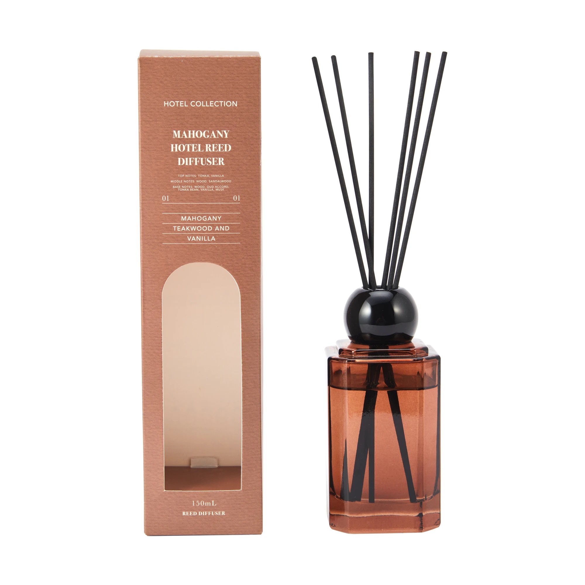 1 Mahogany Hotel Reed Diffuser 150ml, 1 of 6