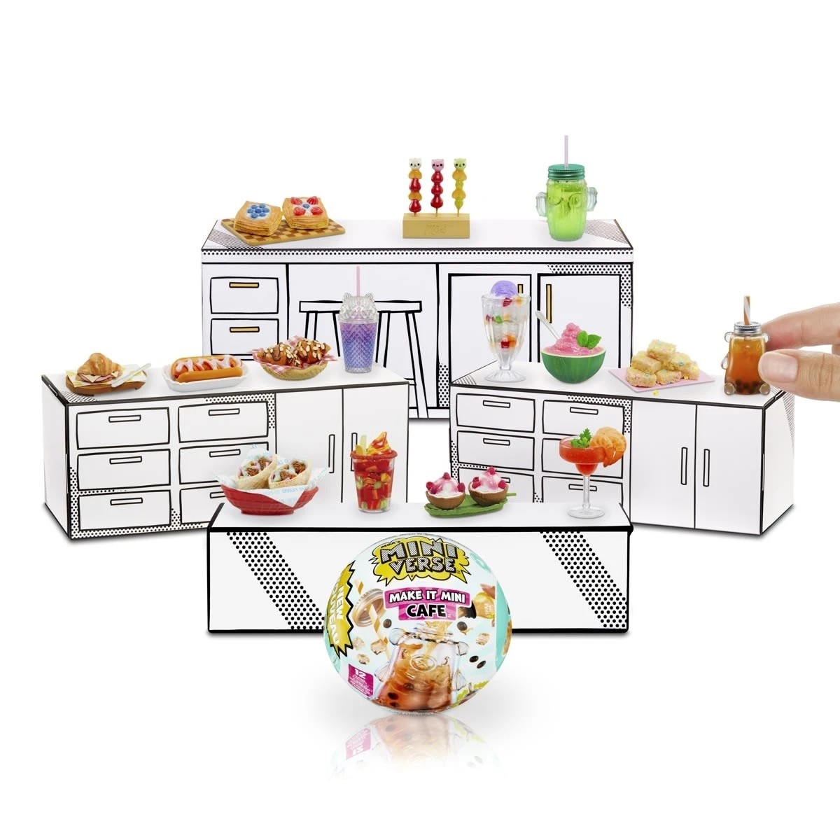 6 MGA's Miniverse: Make It Mini Foods: Cafe Series 4 - Assorted, 6 of 7