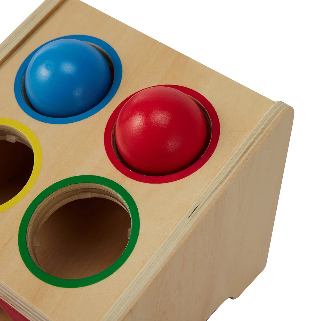 4 6 Piece Wooden Hammer Pound Cube, 4 of 9