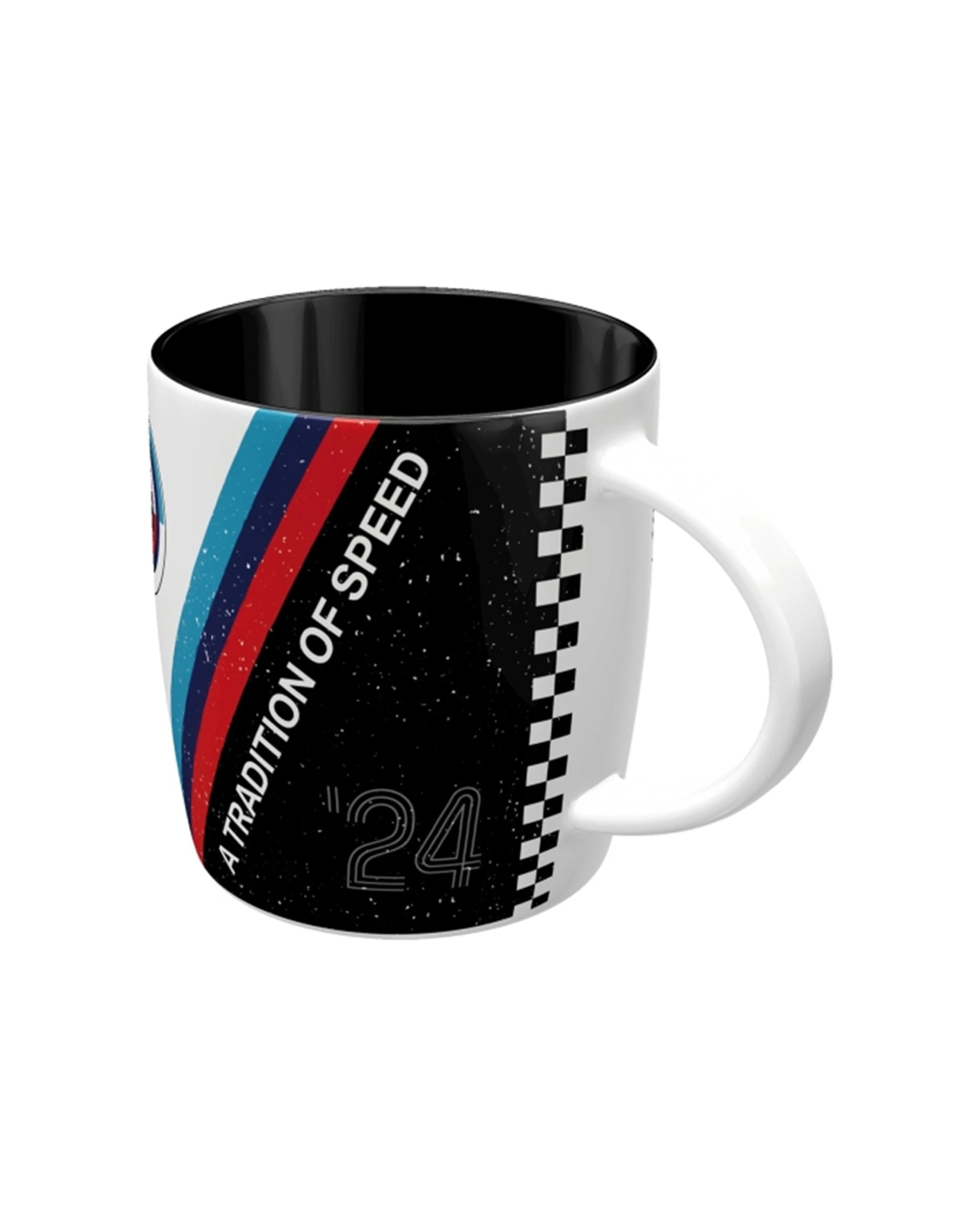 2 Nostalgic-Art Ceramic Mug 330ml Mug - BMW Motorsport Retro Design - Black, 2 of 4