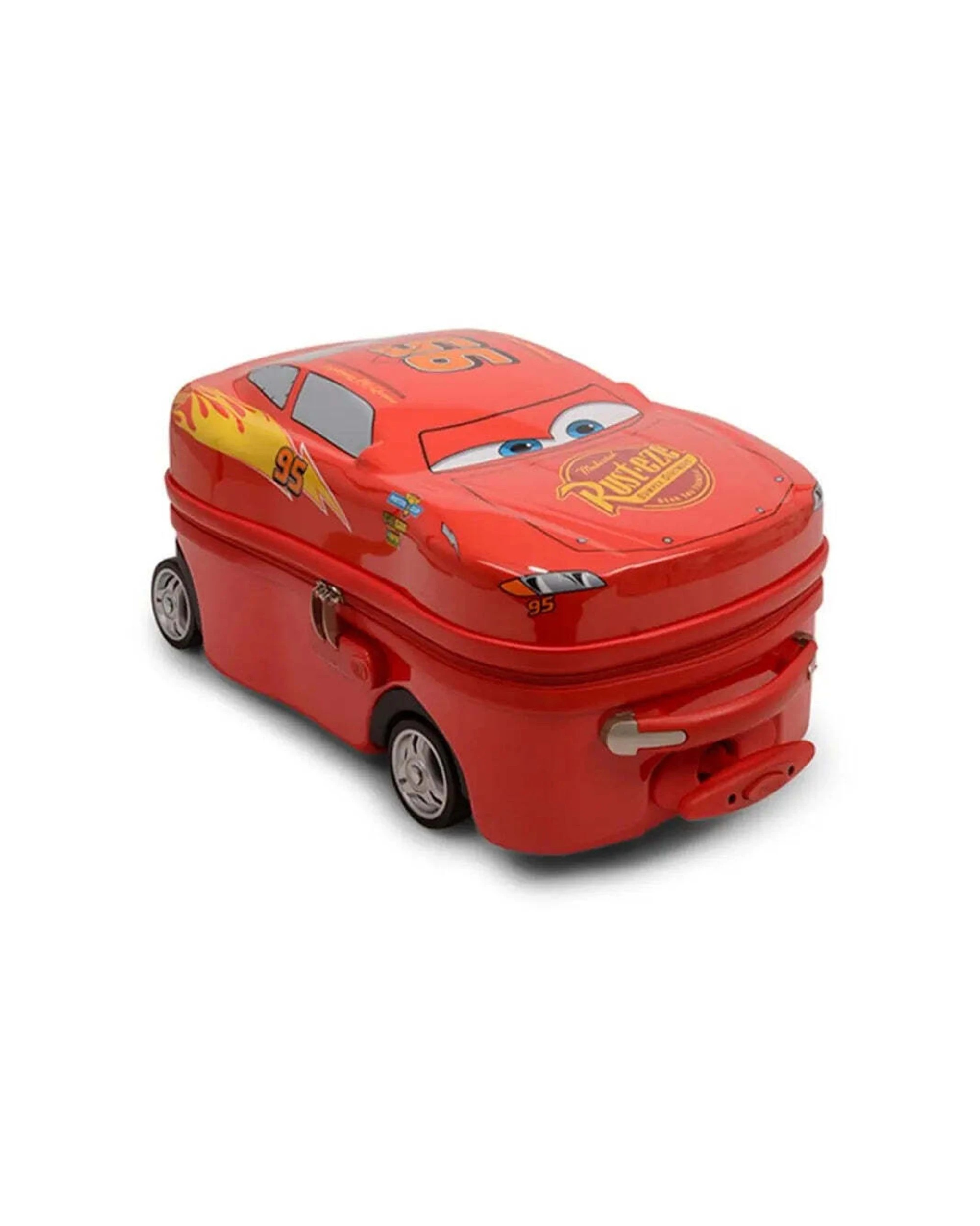 8 Disney Lightning Mcqueen 19" Hard Case Wheeled Trolley Suitcase Luggage - Red, 8 of 9