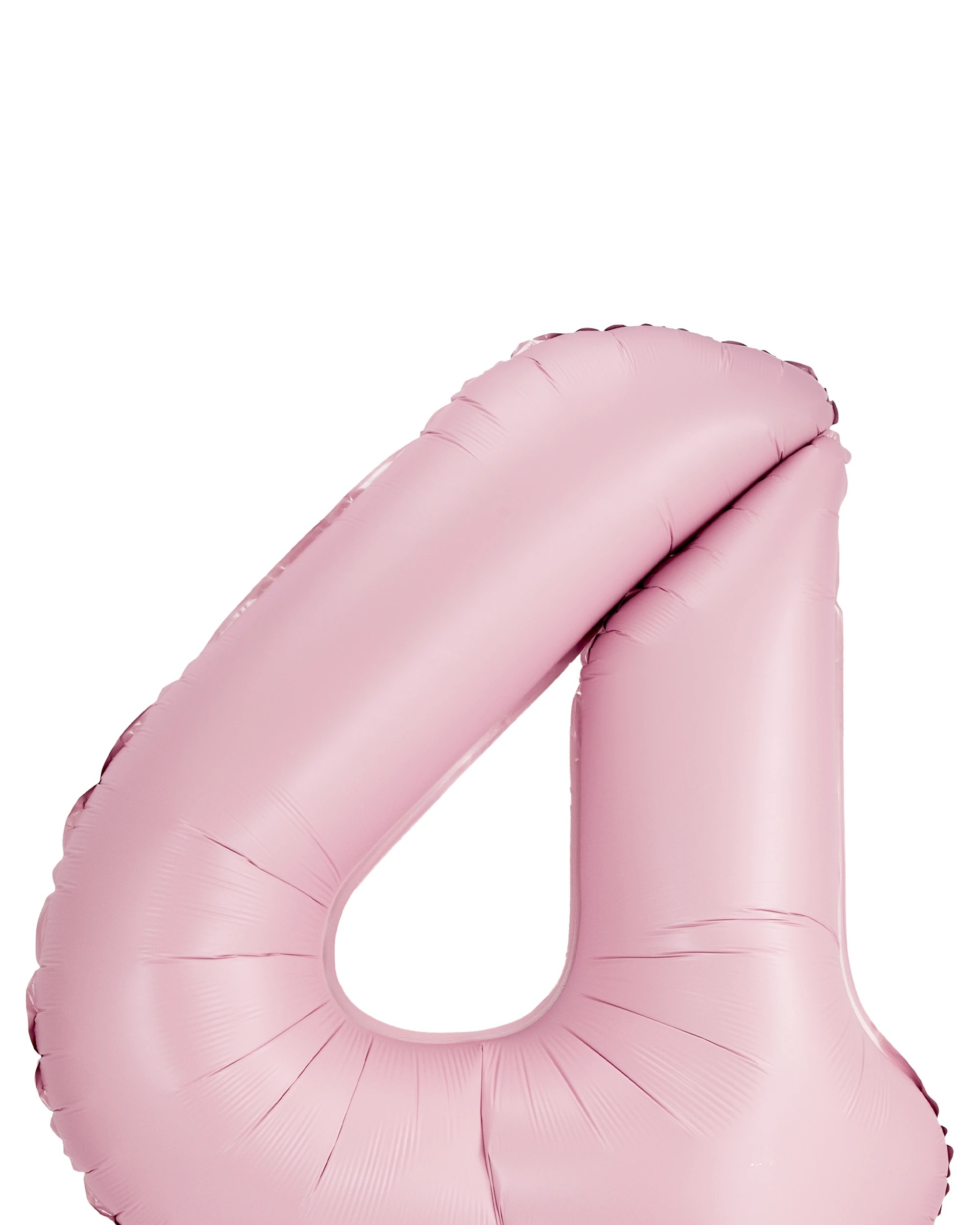 2 Giant Matte Pink Number 4 Foil Balloon, 2 of 5