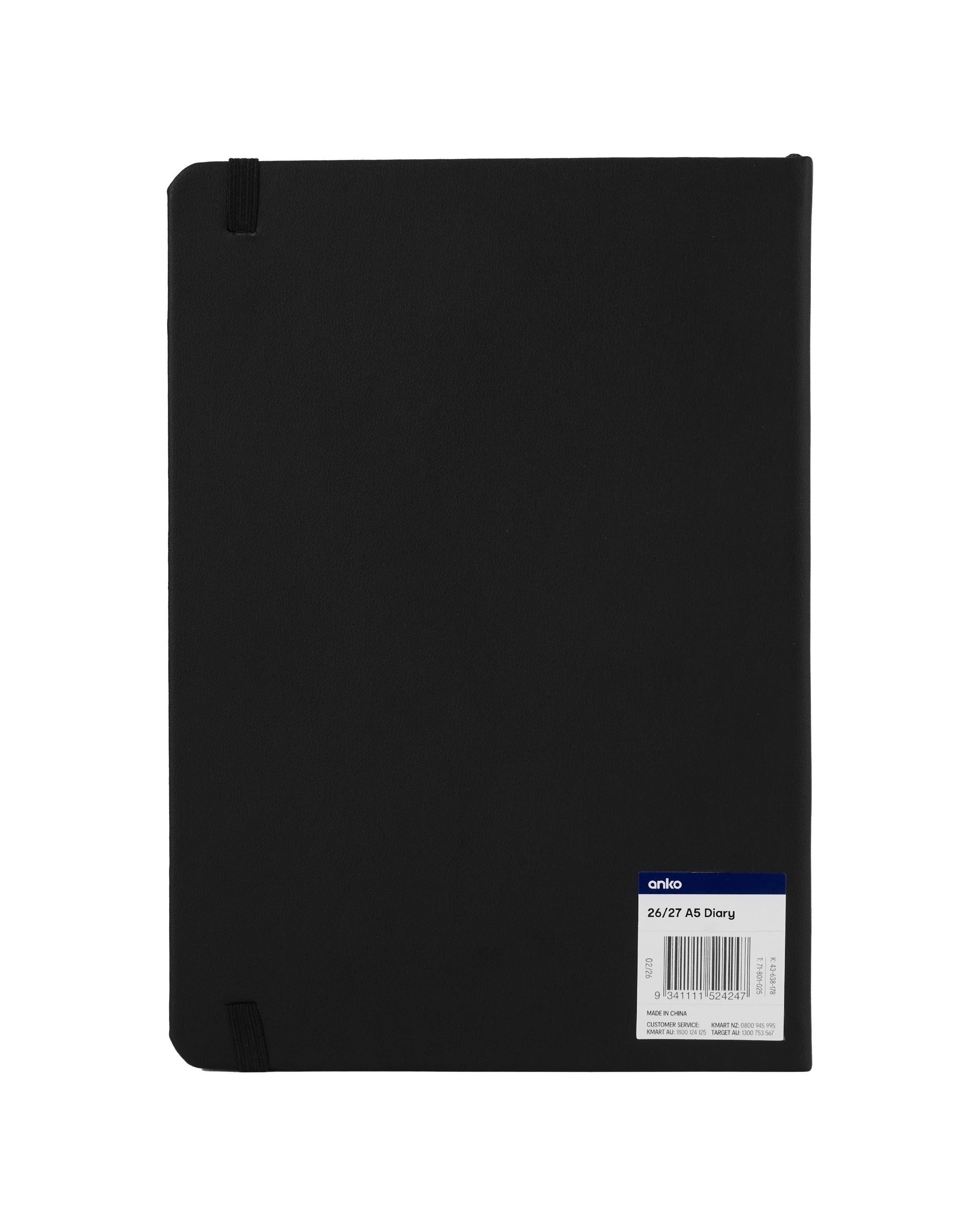 8 26/27 A5 Diary - Black, 8 of 8