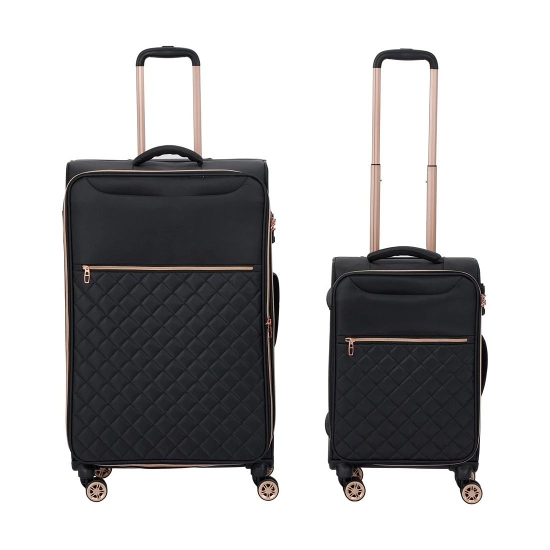 1 2 Piece Quilted Soft Luggage Set, 1 of 9