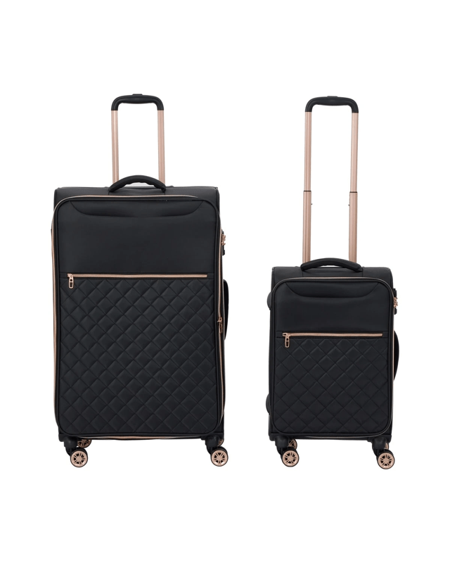 2 Piece Quilted Soft Luggage