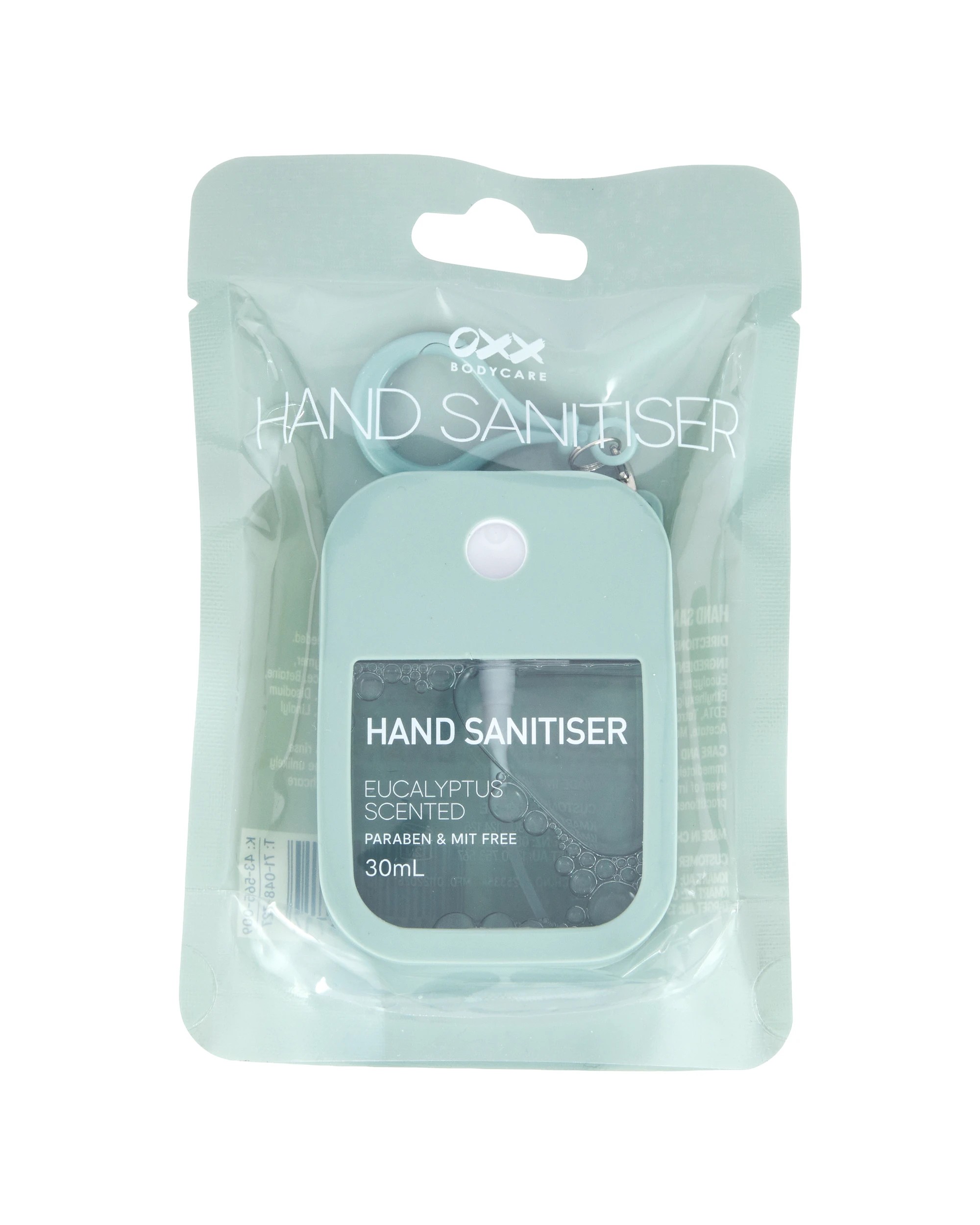 1 OXX Bodycare Hand Sanitiser 30ml - Eucalyptus, 1 of 6