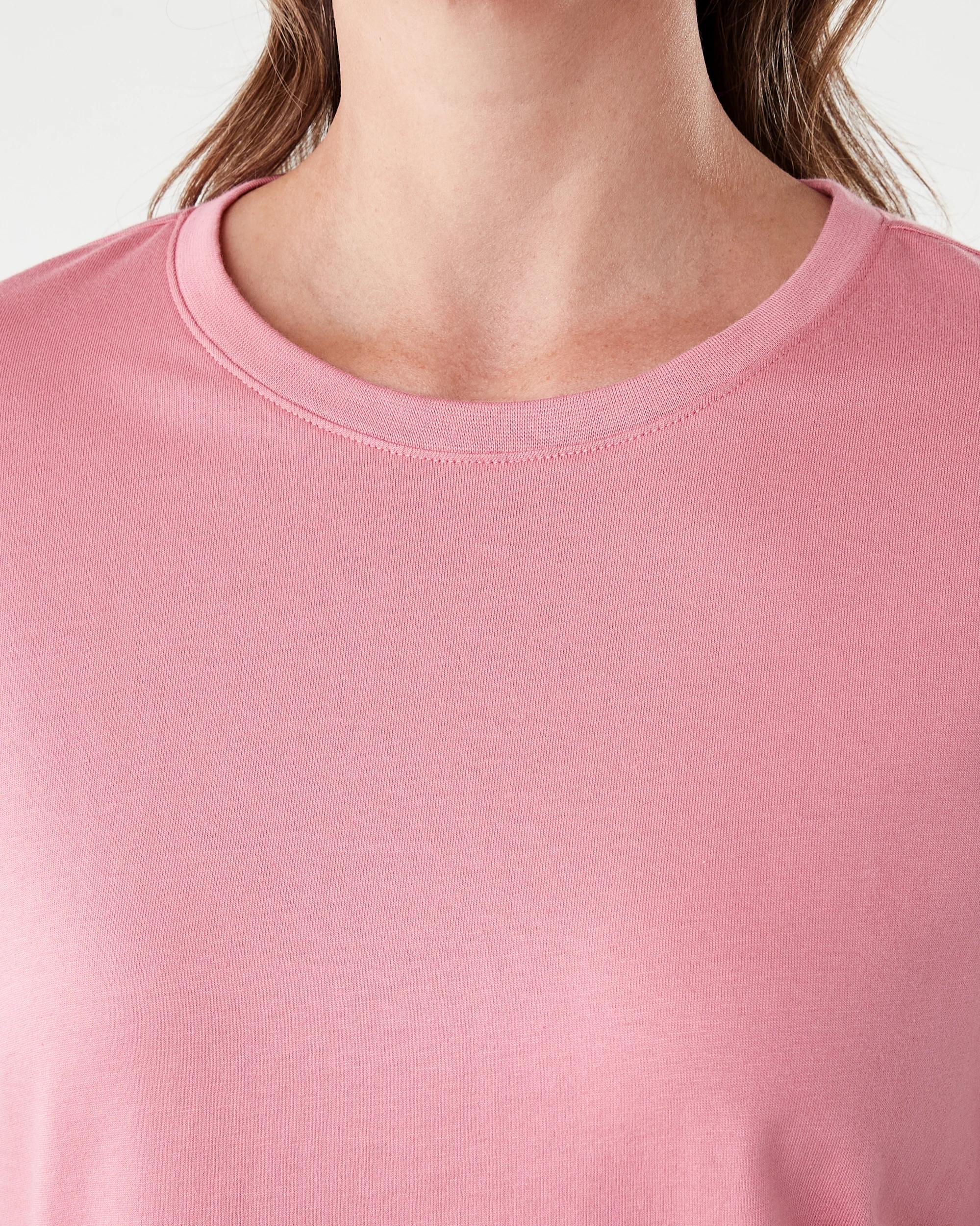 5 Short Sleeve Australian Cotton T-shirt Pink Glow, 5 of 5