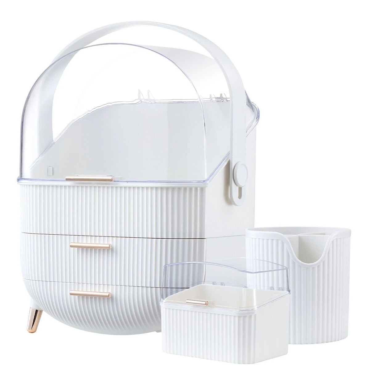 2 AUSWAY Makeup Storage Drawer Case Jewellery Box, 2 of 6