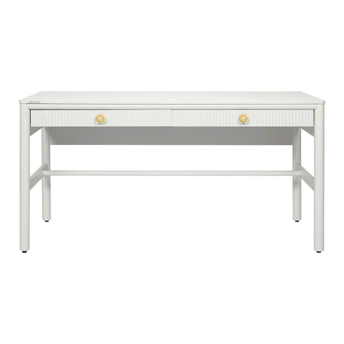 2 Stilford Arcturus 2 Drawer 1500mm Desk White, 2 of 10