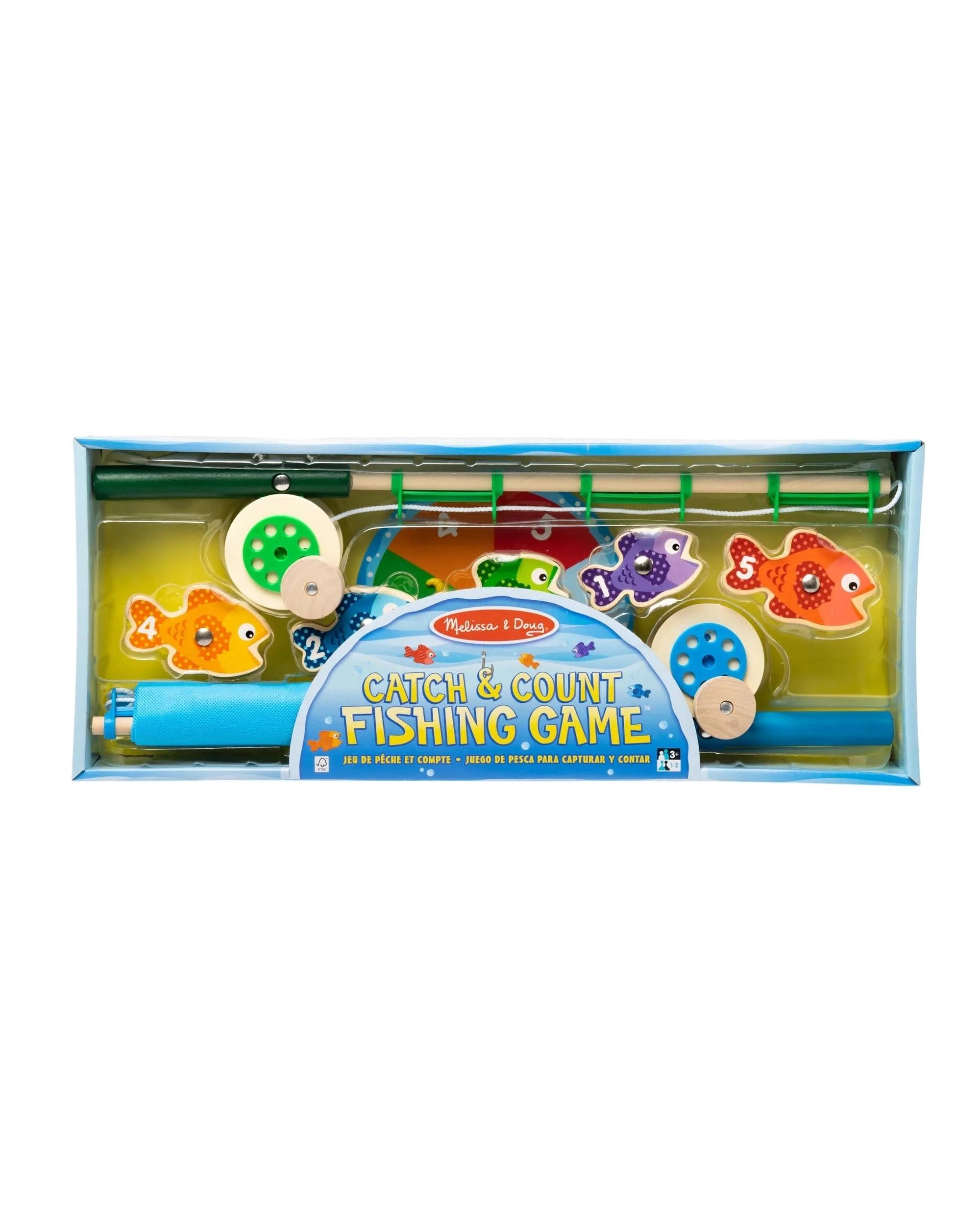 1 Melissa and Doug Catch and Count Magnetic Fishing Game, 1 of 7