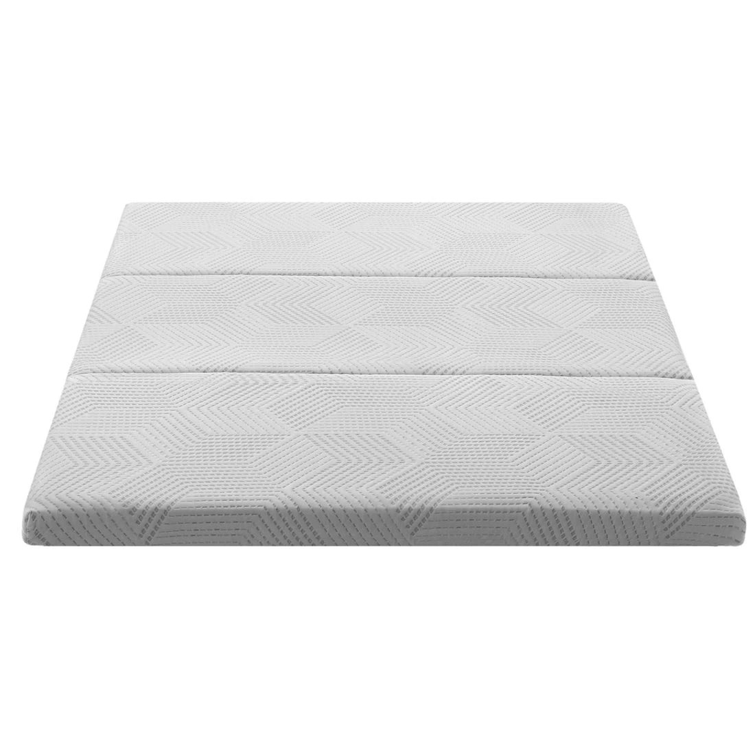 3 3-Foldable Mattress Giselle Folding Foam Double - Double Bed - Grey, 3 of 7