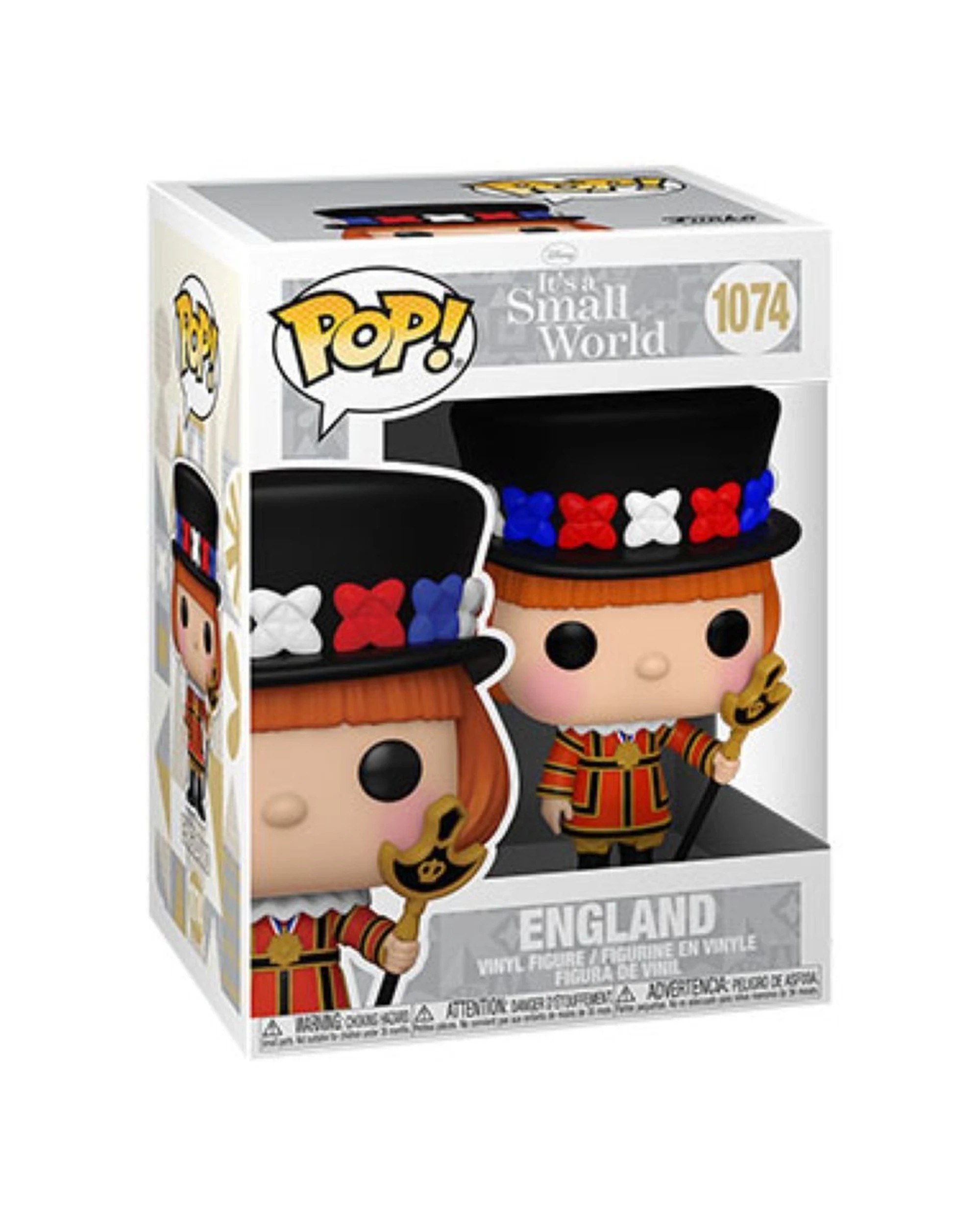 2 Pop Vinyl Figurine Disney - Its A Small World England 10cm Plastic Vinyl - Multi, 2 of 3