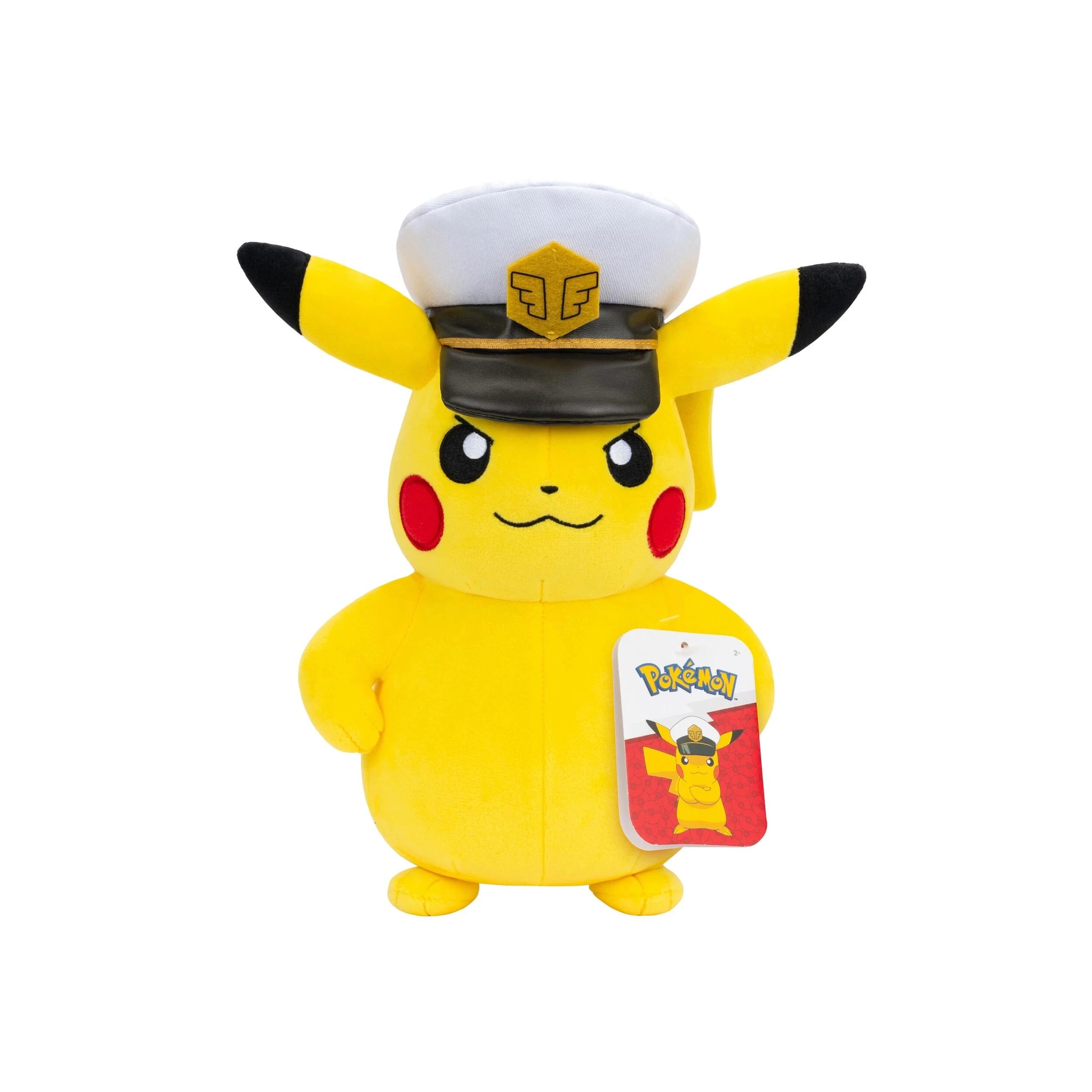 1 Pokemon Captain Pikachu 24cm Plush Toy - Yellow, 1 of 4