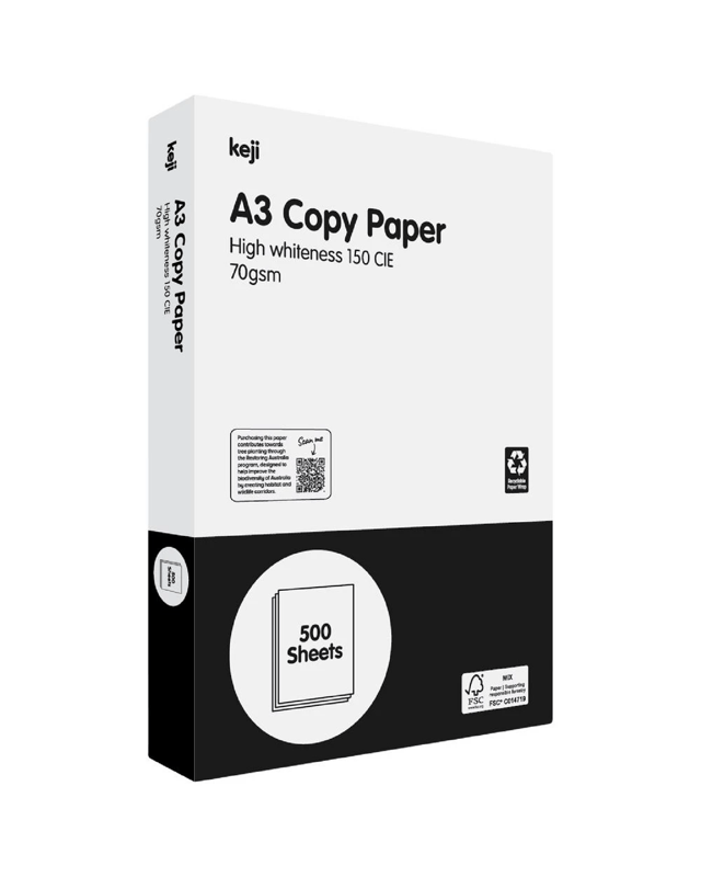 Keji A3 Copy Paper 70GSM 500 Sheet 