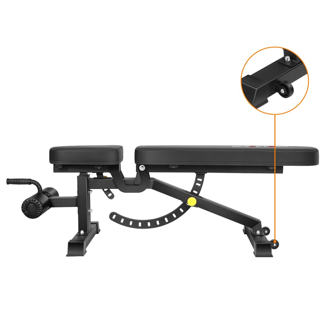 4 Black Lord Weight Bench Commercial FID Bench, 4 of 7