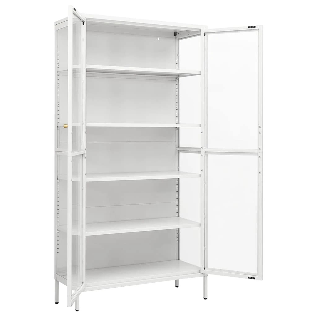 4 Vidaxl Display Cabinet - White, 4 of 9