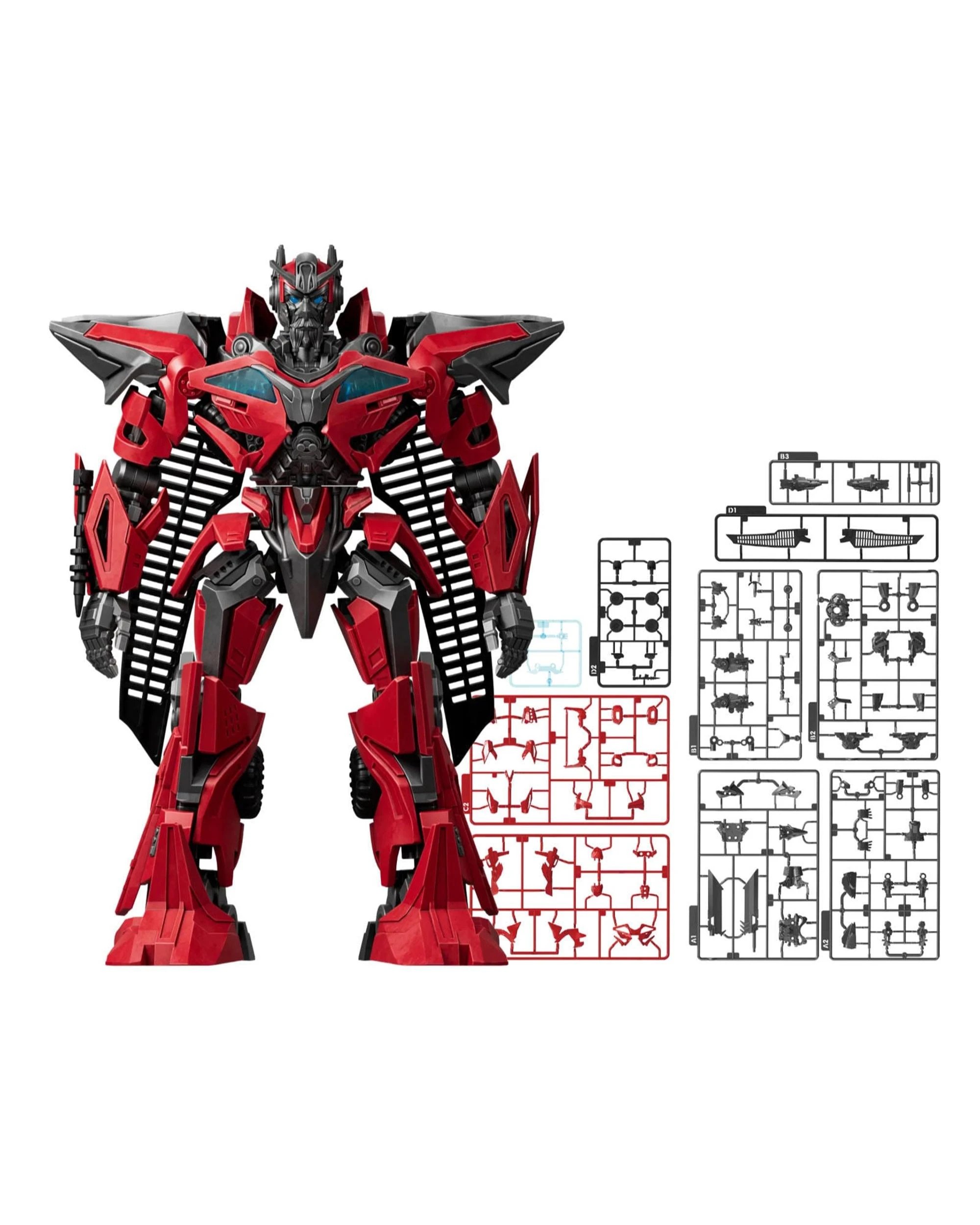 8 Blokees Transformers Dark of the Moon Classic Class 24 Sentinel Prime Action Figure Model Kit, 8 of 8