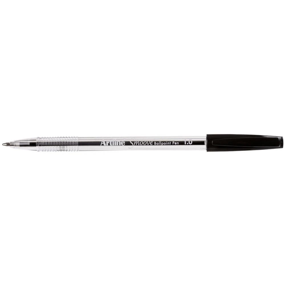 3 Artline Smoove Ballpoint Pens Black 10 Pack, 3 of 3