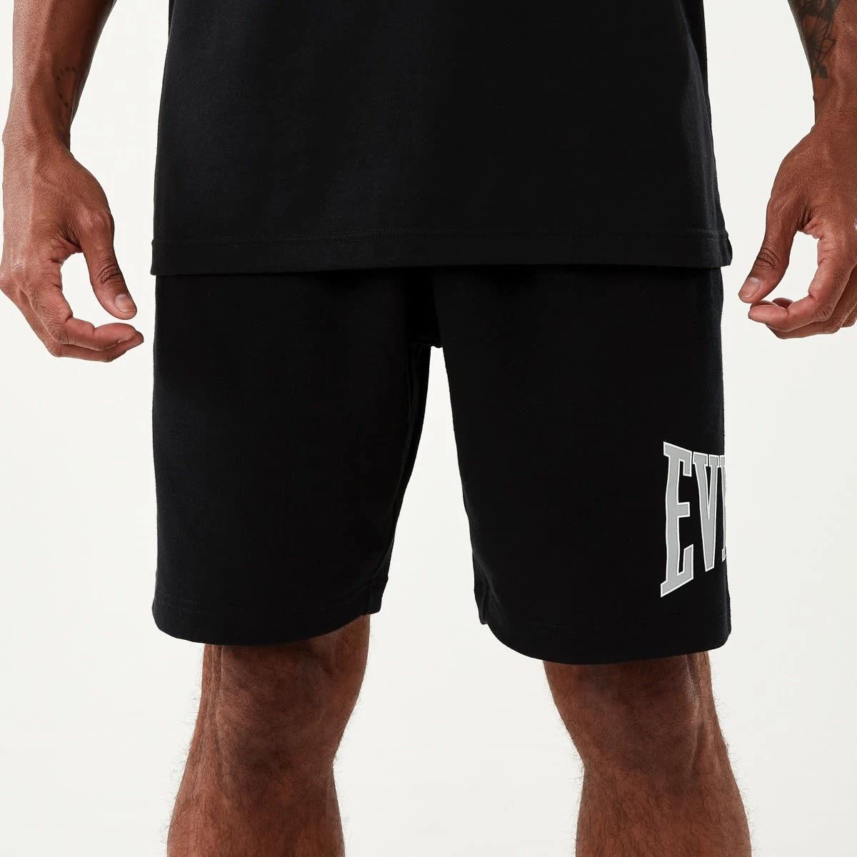 2 Everlast Mens French Terry Shorts Blck Class, 2 of 7