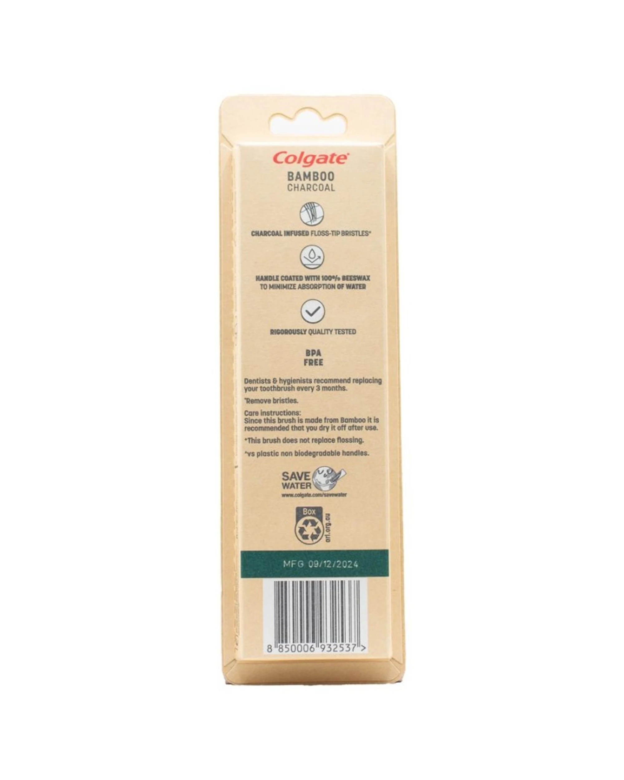3 Colgate 12x 2pc Oral Toothbrush Set Bamboo Charcoal Bristles Soft Pack - Multi, 3 of 3