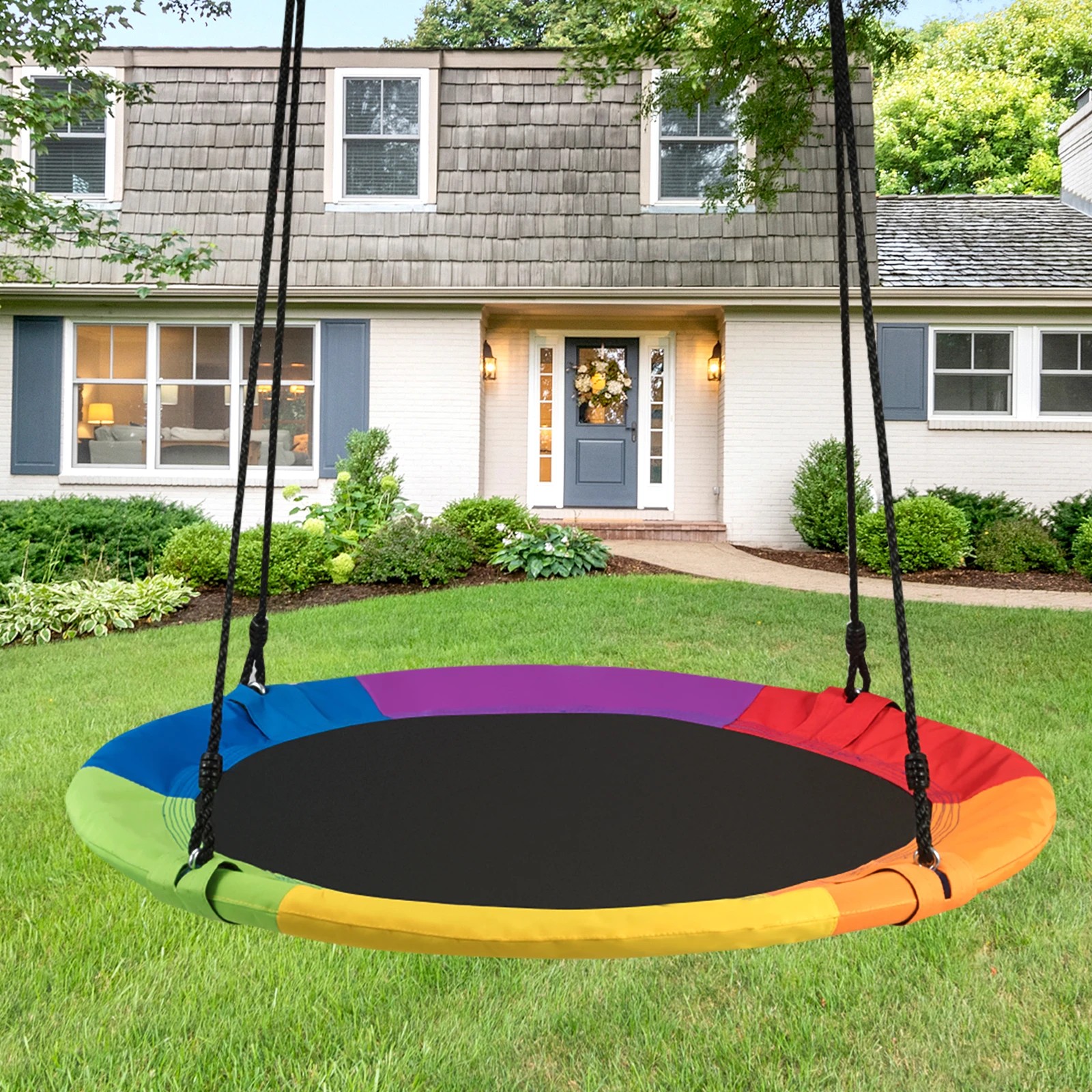 3 Costway Giant Tree Swing 100cm Yard Play Equipment, 3 of 6