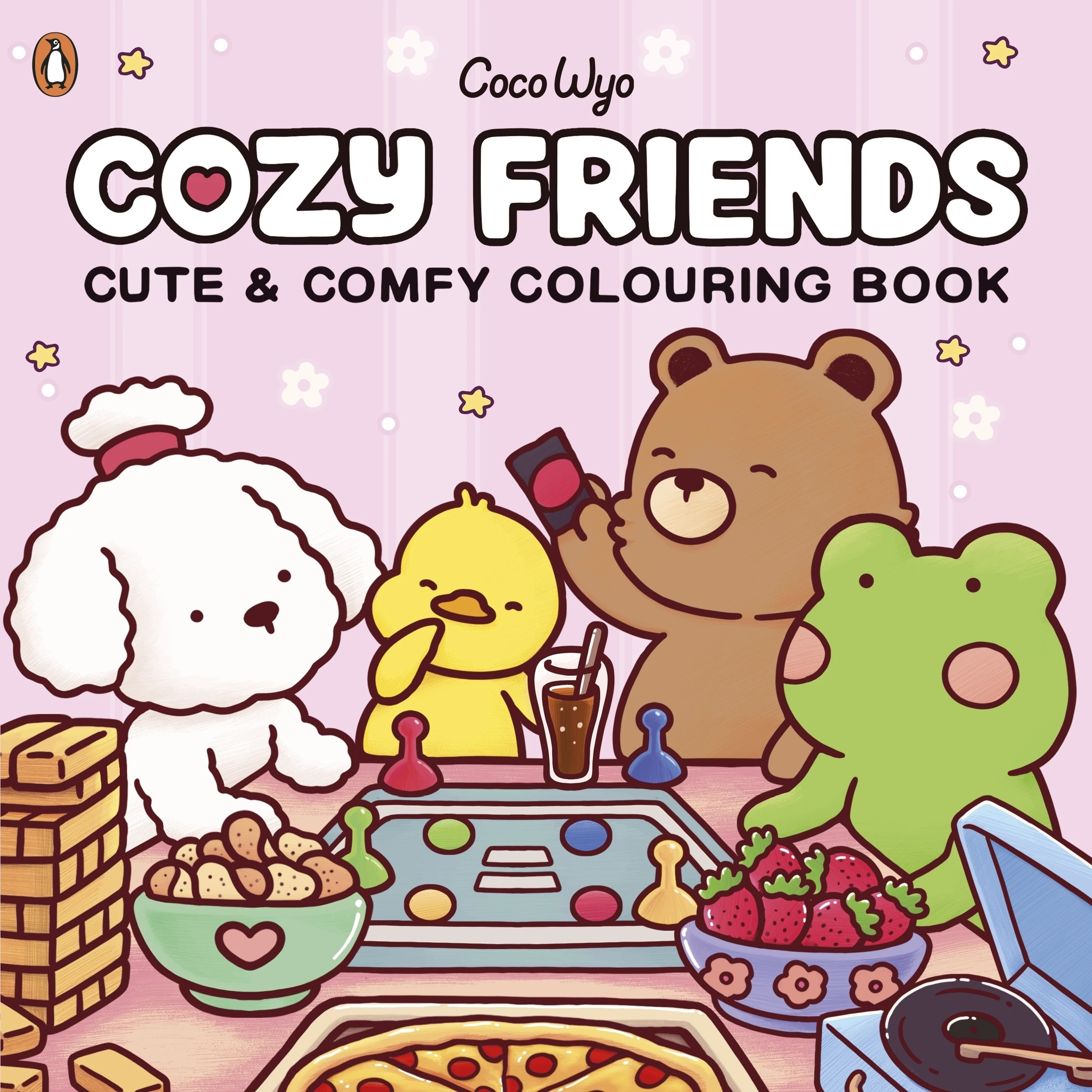1 Cozy Friends Cute and Comfy Colouring Book by Coco Wyo - Book, 1 of 1