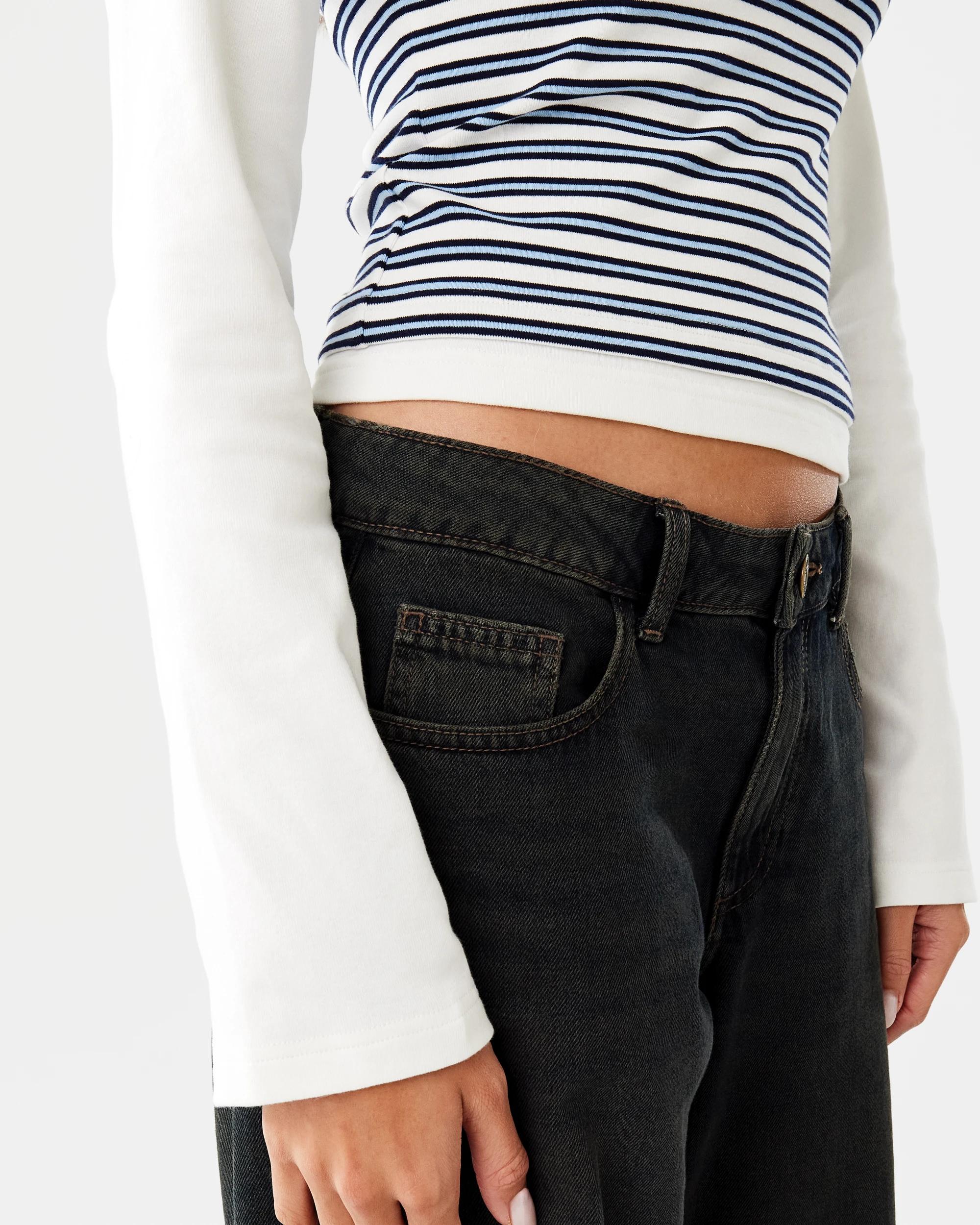 10 Long Sleeve Double Layer Top Blu Stripe, 10 of 10