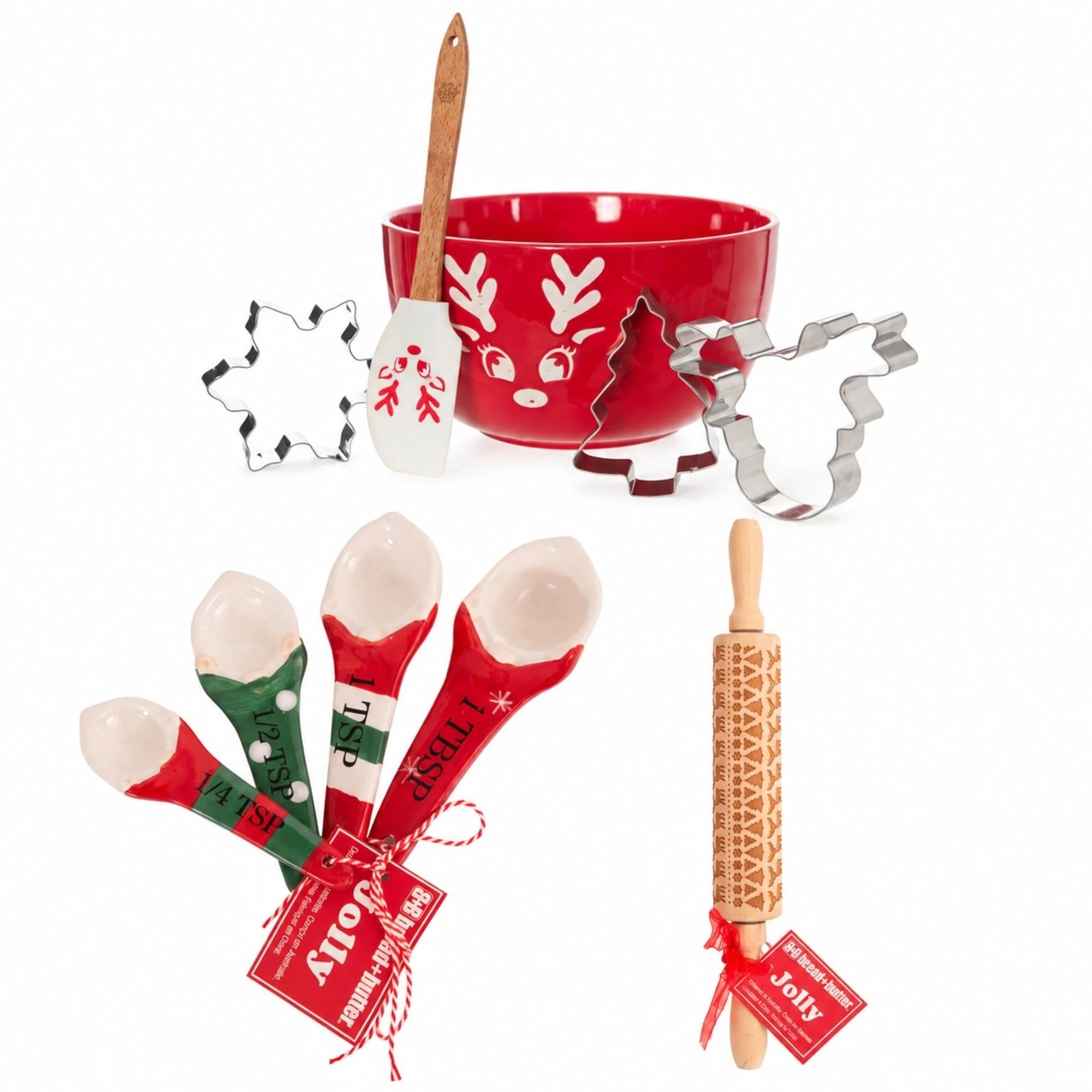 1 Bread and Butter Icy Reindeer Baking & Serving Kit, 1 of 4