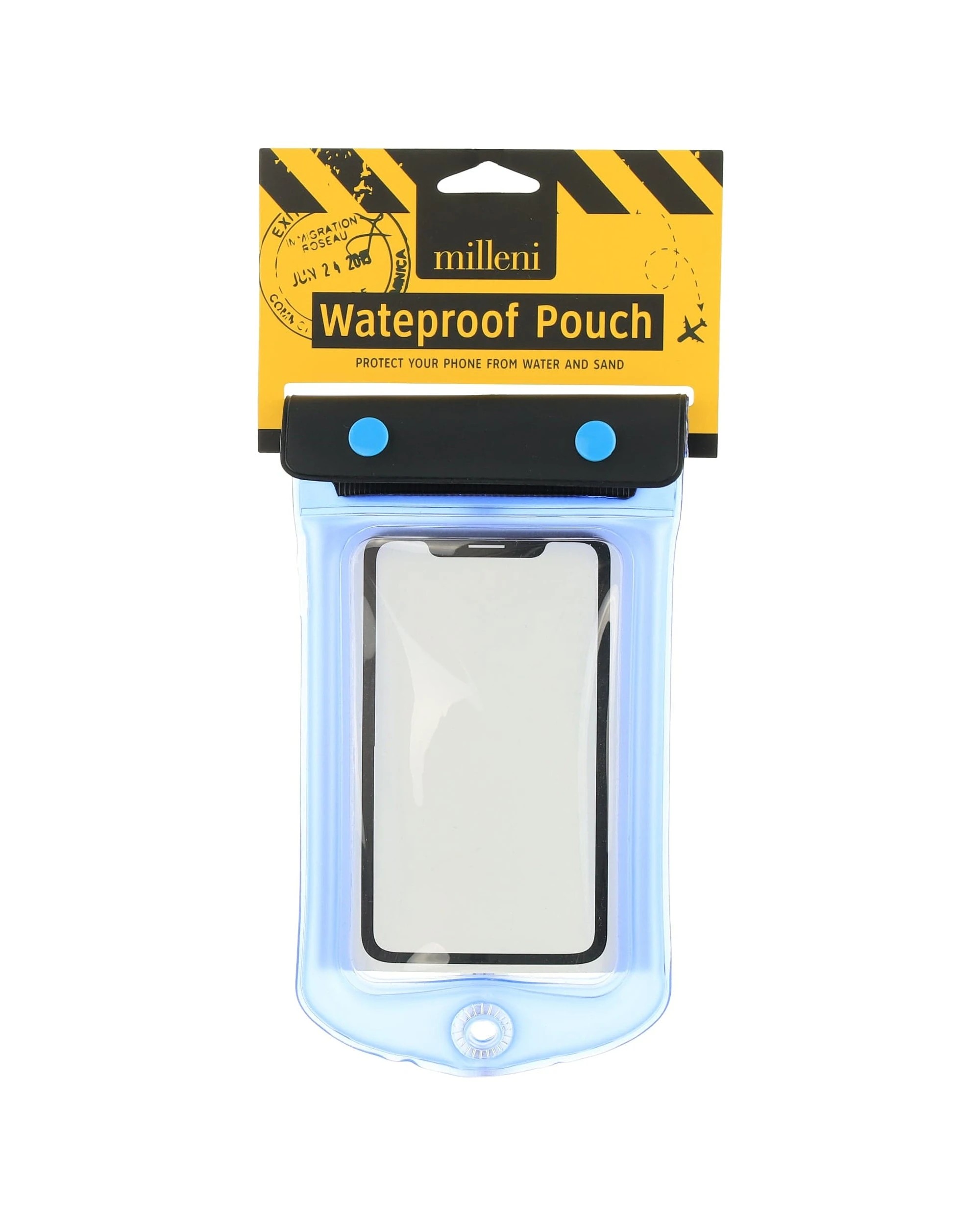 1 Milleni Travel Mobile Phone Waterproof Protection Pouch/Bag - Blue, 1 of 5