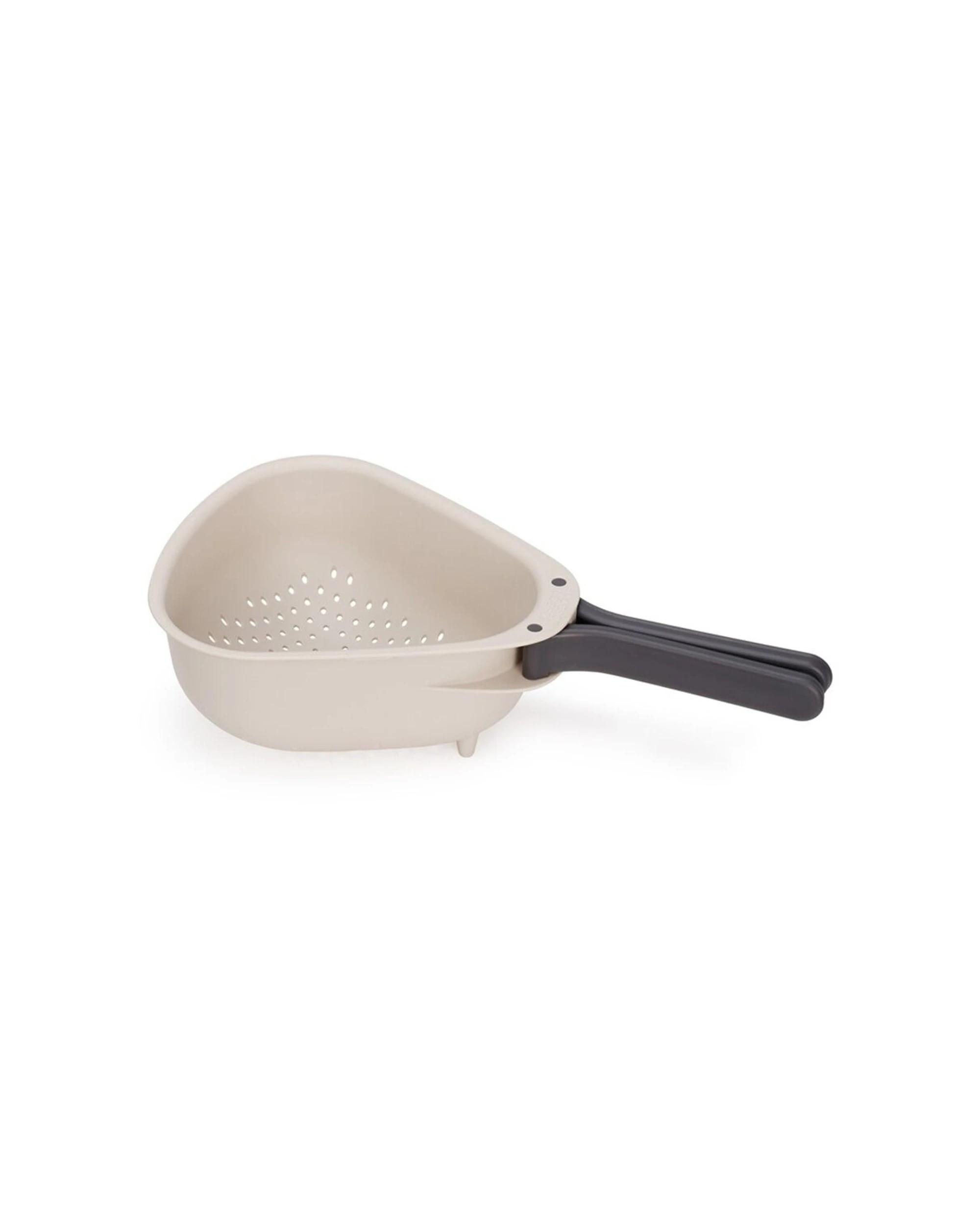 1 Joseph Joseph Droplet Large Kitchen Colander With Folding Handle Durable Kitchen Tool - Beige, 1 of 7