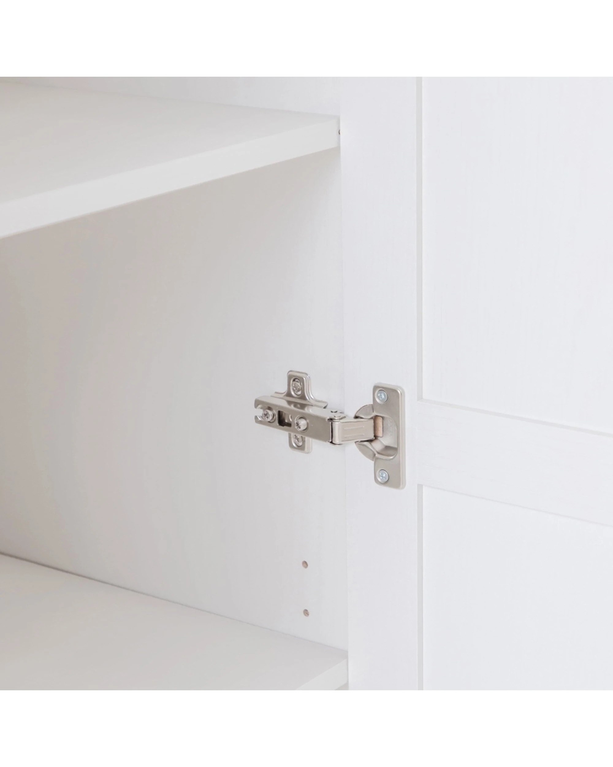5 Alpine Bay Tenley 5 Tier 2 Door Multipurpose Cupboard Storage Unit - White, 5 of 7