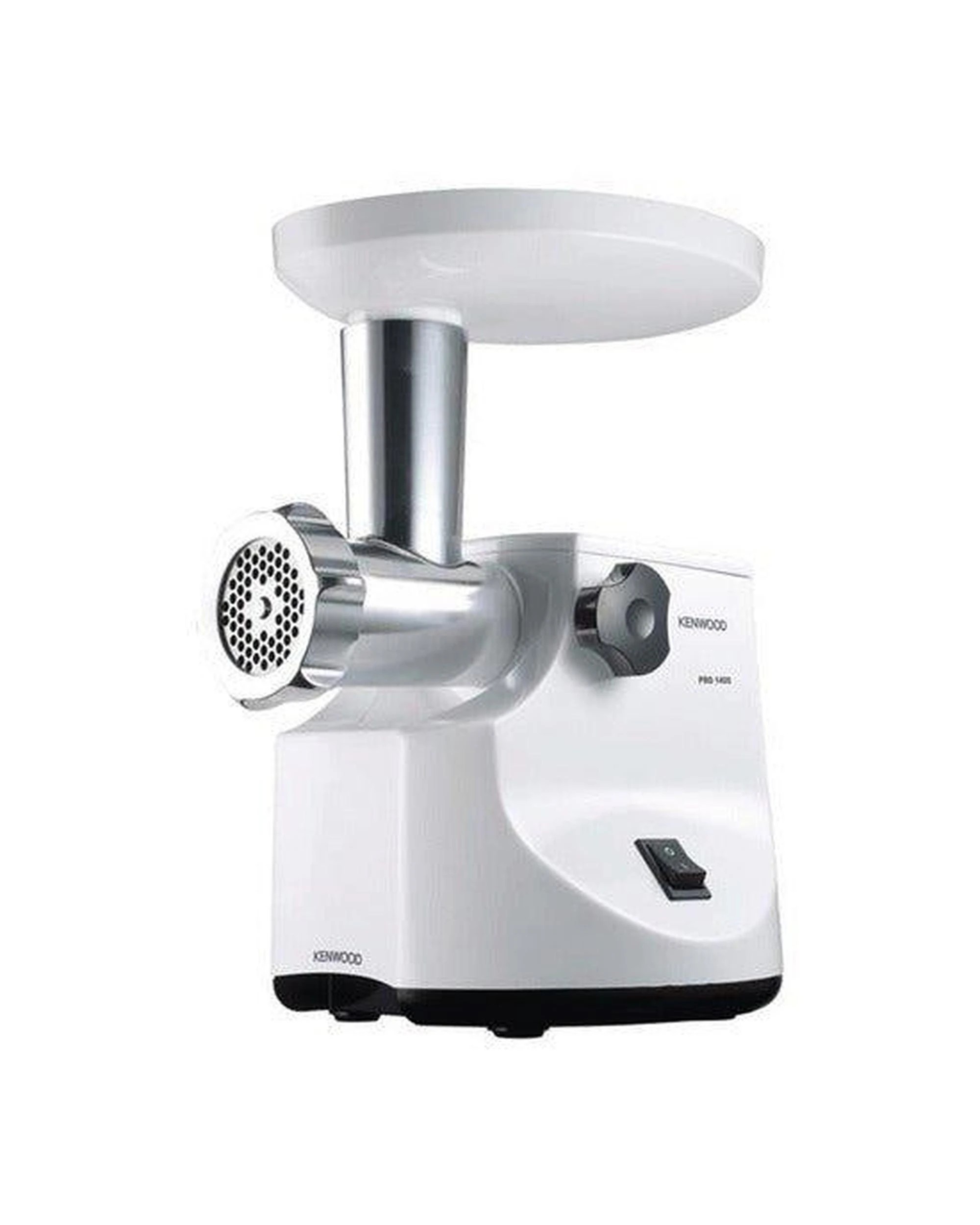 1 Kenwood MG450 1,400W Meat Grinder - Carbon Steel Cutter, 3 Mincing Screens, 1 of 3