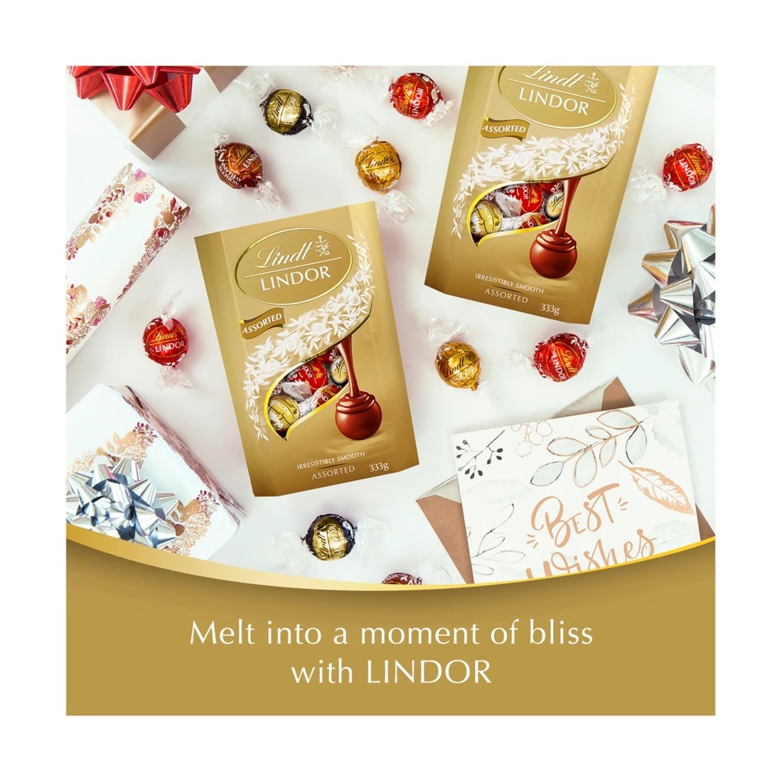 7 Lindt LINDOR Assorted Chocolate Cornet 333g, 7 of 7