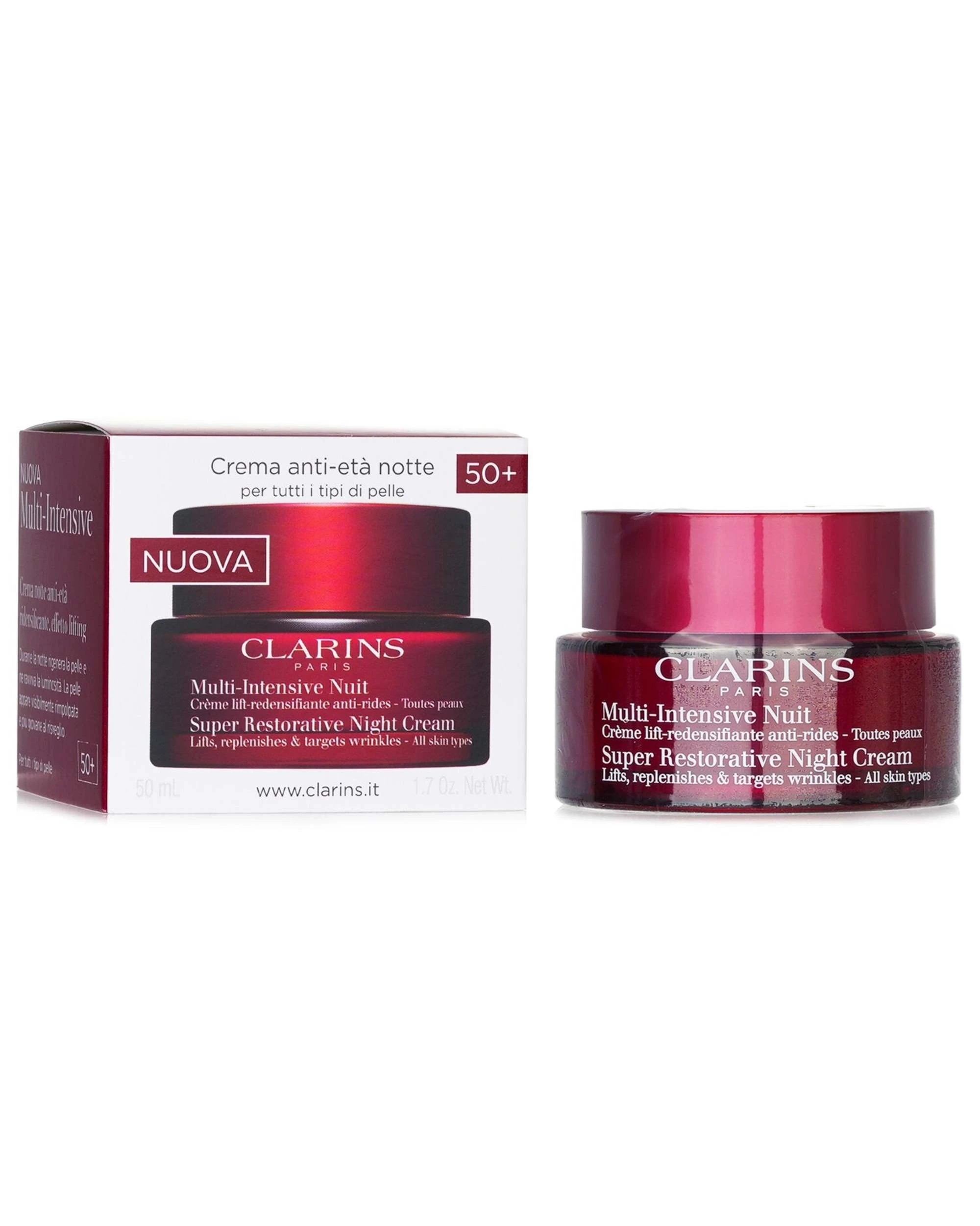 2 Clarins Multi Intensive Nuit Super Restorative Night Cream  50ml/1.7oz, 2 of 4