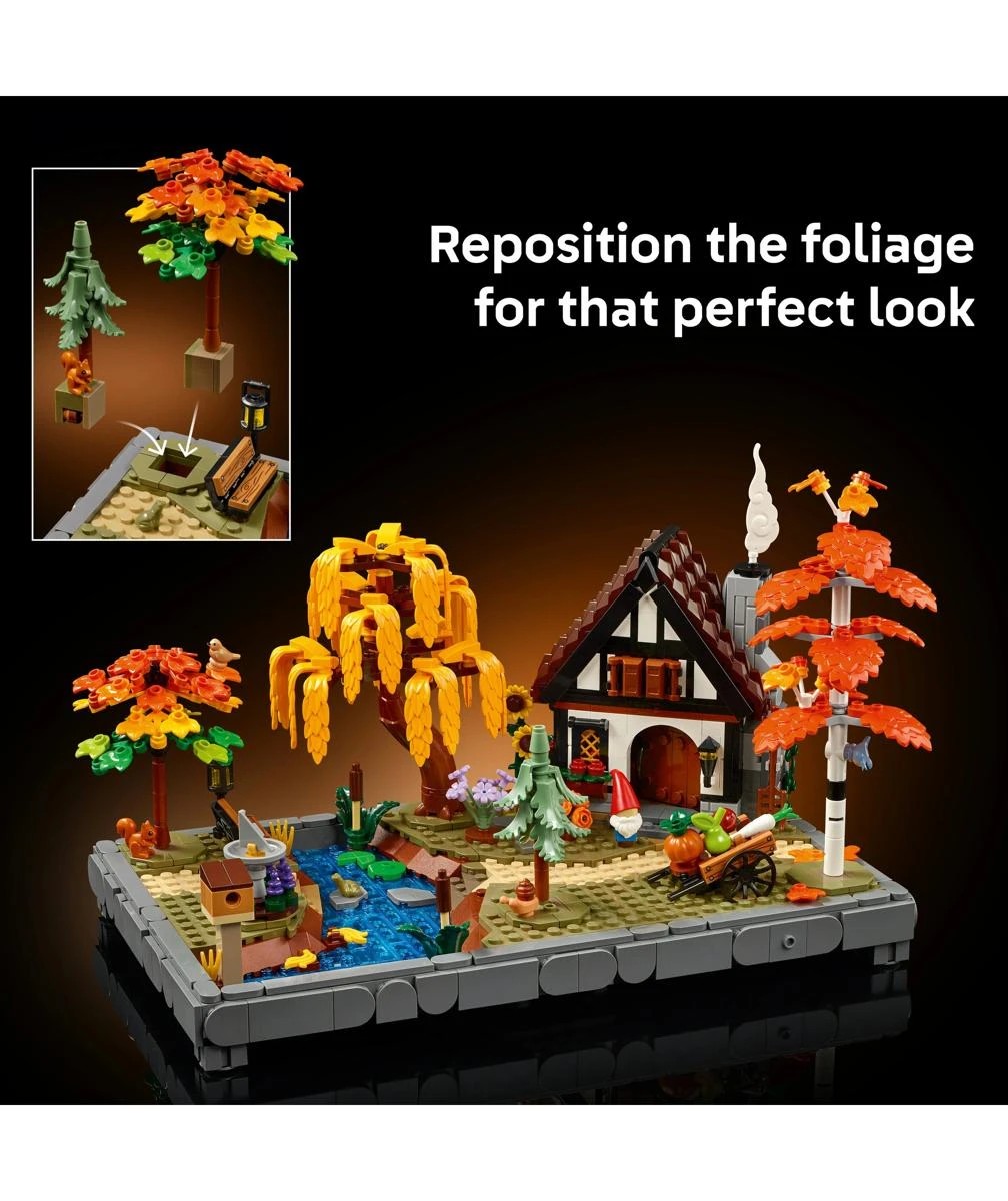 7 LEGO Icons Autumn Cottage Garden 11372, 7 of 10