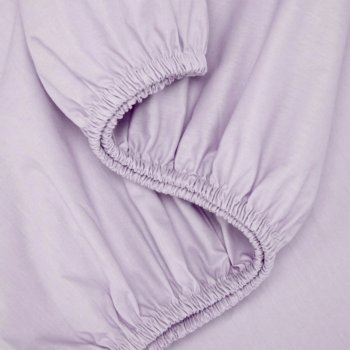 3 225 Thread Count Cotton Rich Sheet Set - Double Bed, Lilac, 3 of 6